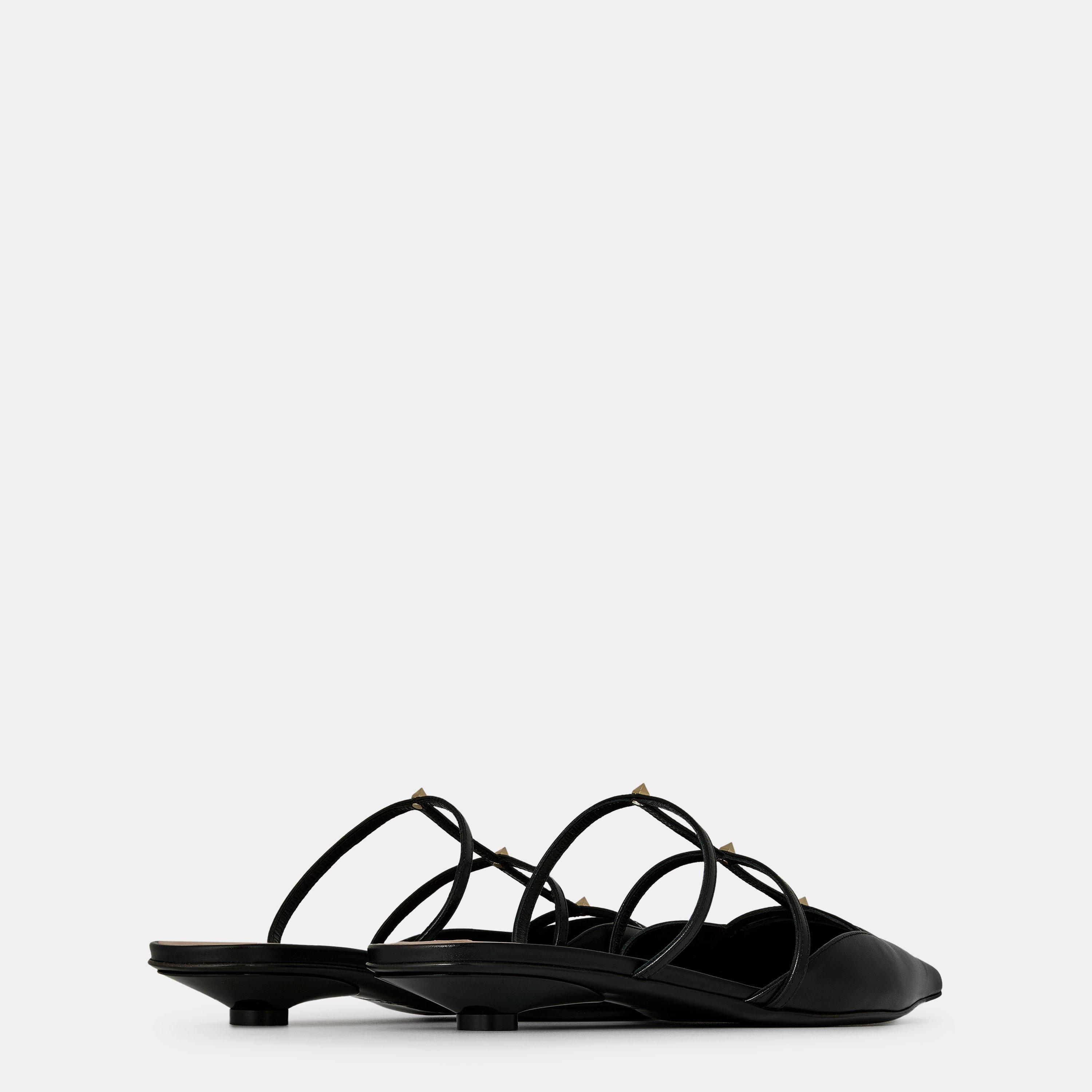 Nero - Valentino Garavani - Rockstud Wispy Mules - 5