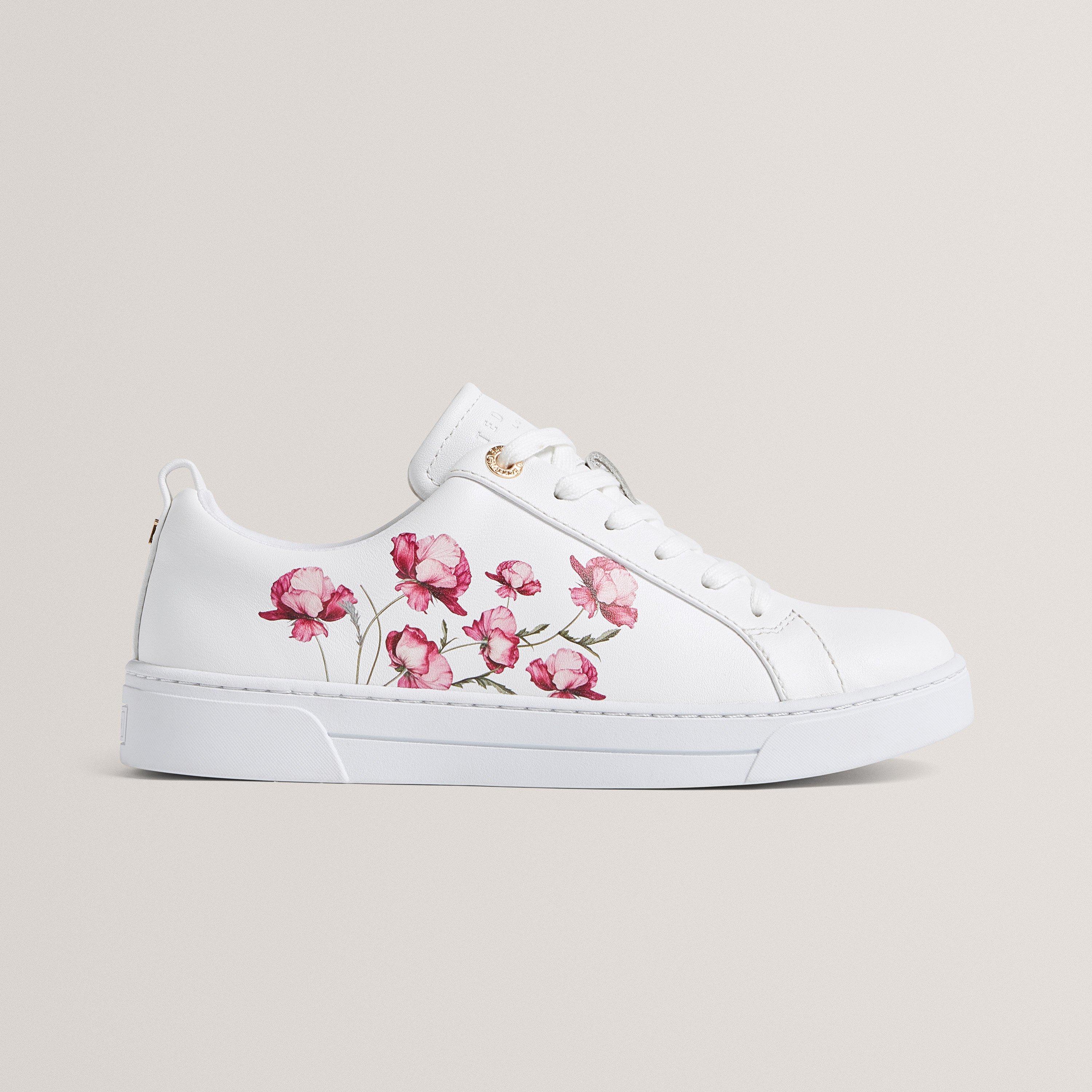 Ted Baker Women's Ted Print Trainer - White - 8 (41)