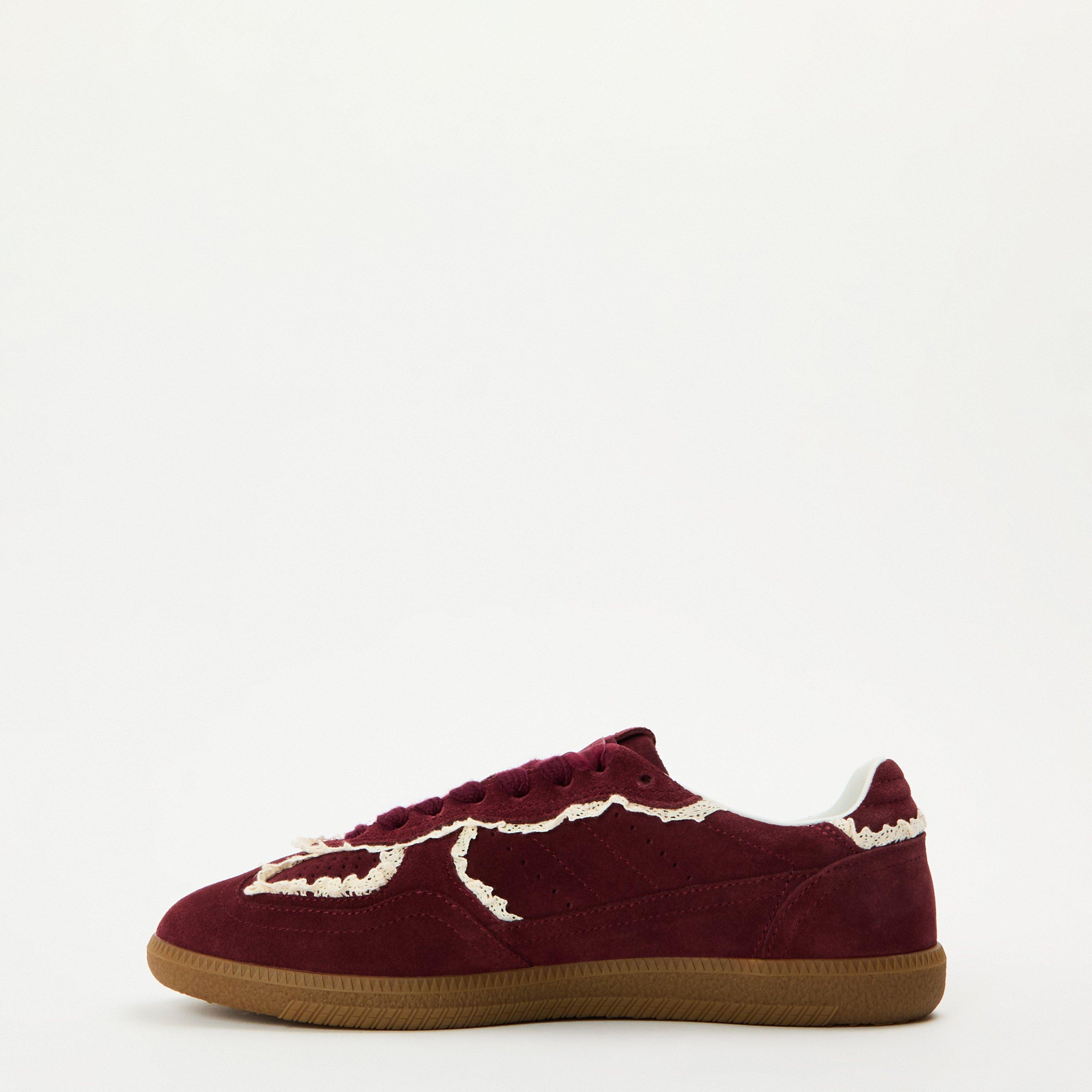 Burgundy - Alohas - Women's Low-Top Trainers - 2