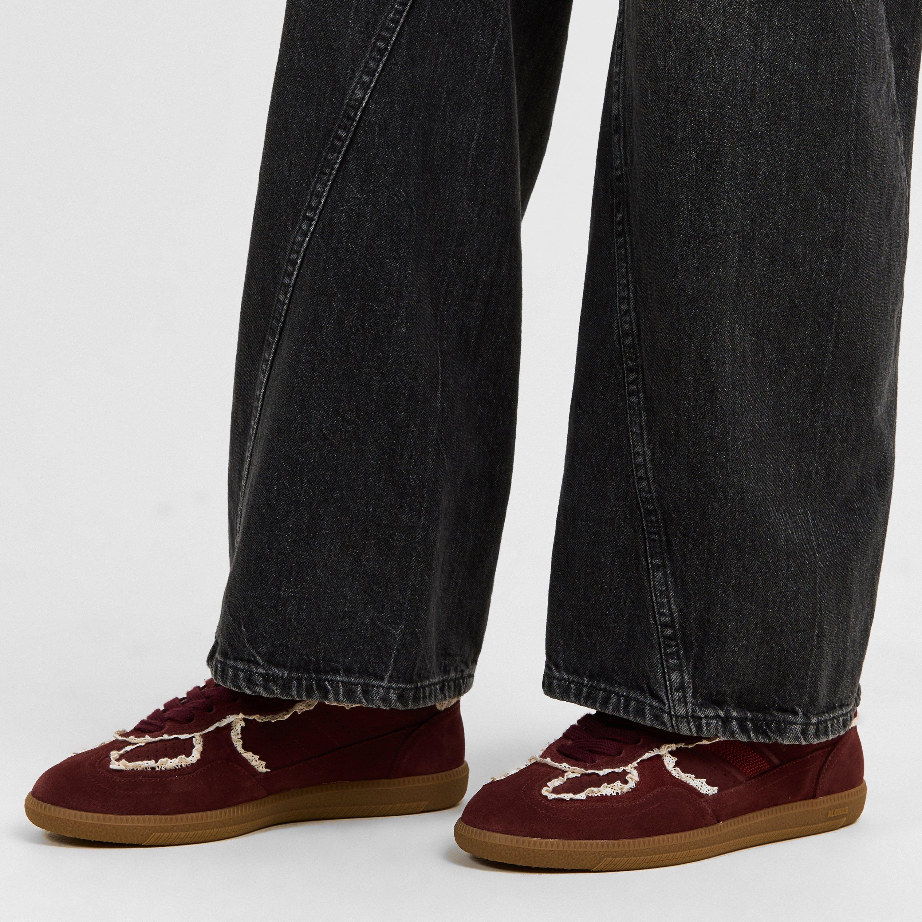 Burgundy - Alohas - Women's Low-Top Trainers - 3