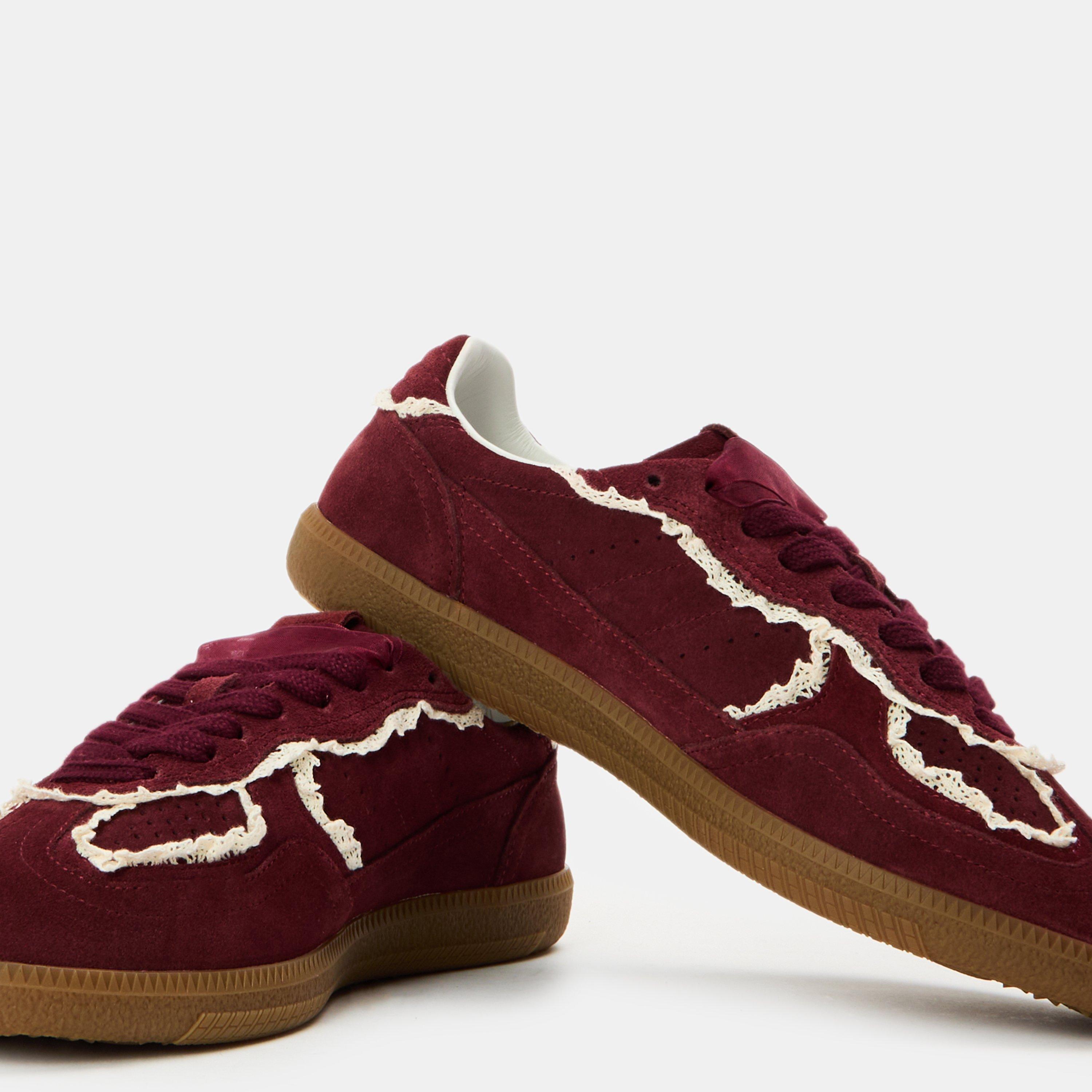 Burgundy - Alohas - Women's Low-Top Trainers - 4