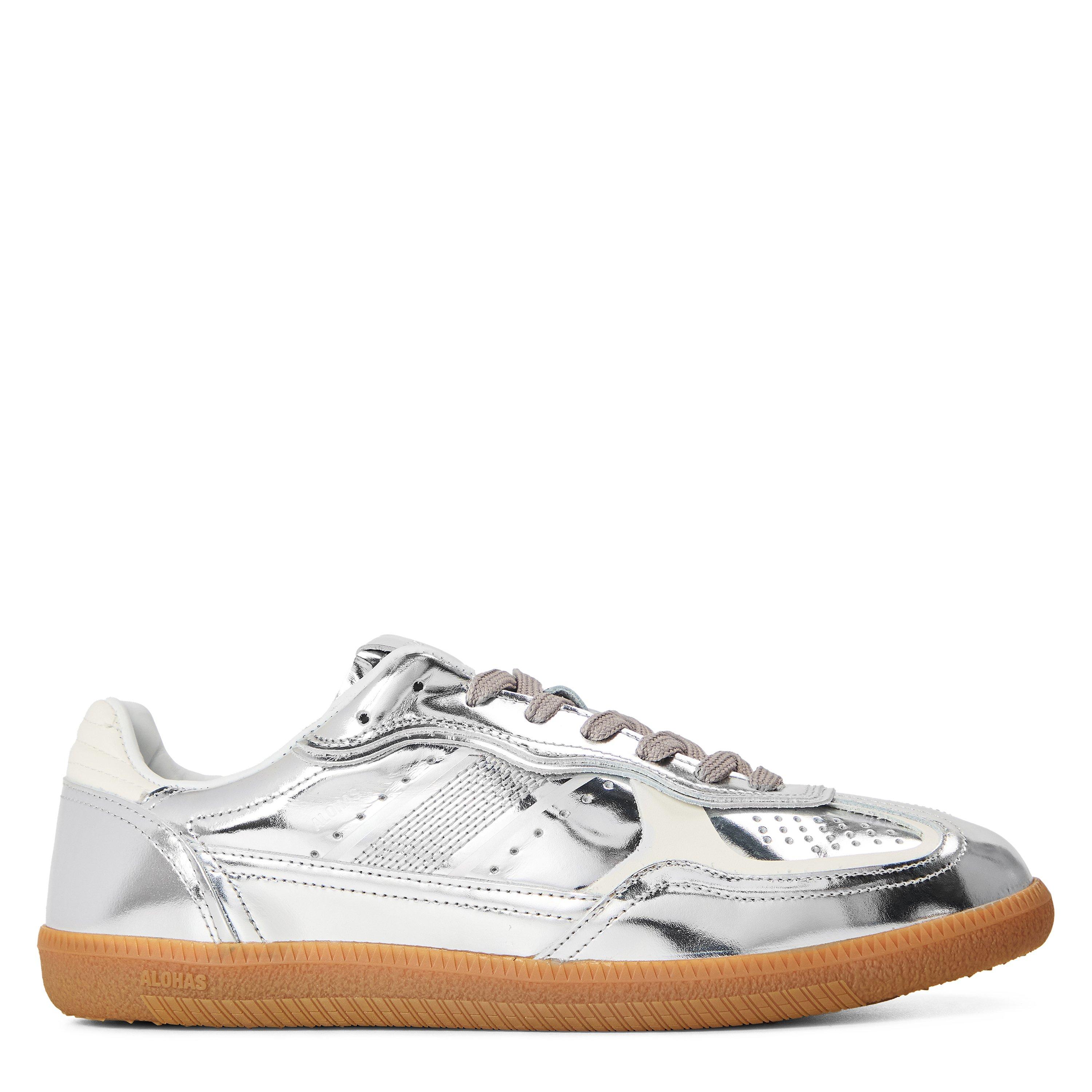Alohas Women's Rife Low-Top Trainers - Silver Cream - Size 7 (40)