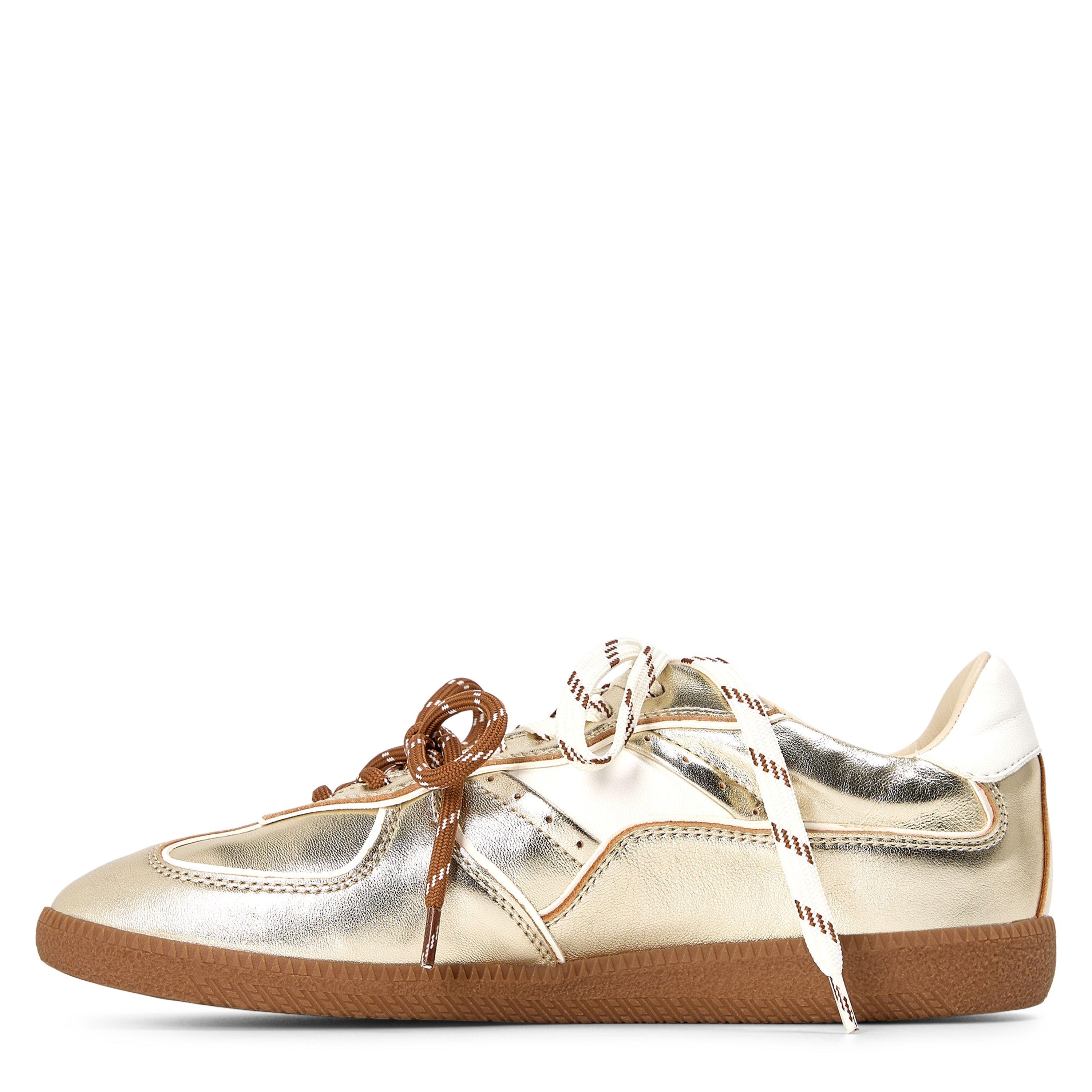 Gold - NOKWOL - Women's August Low-Top Trainers - 2
