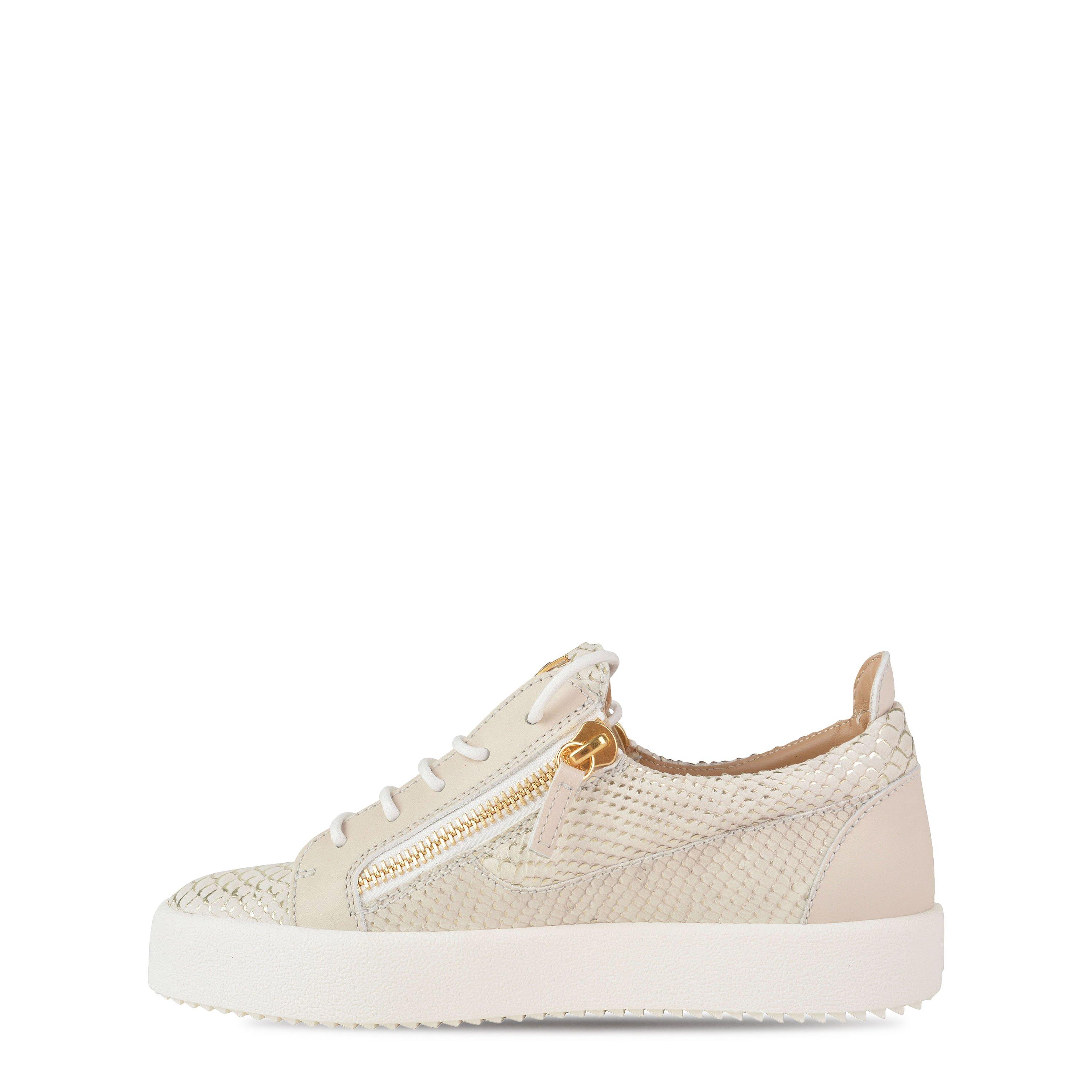 Milk - Giuseppe Zanotti - Python Embossed Trainers - 3