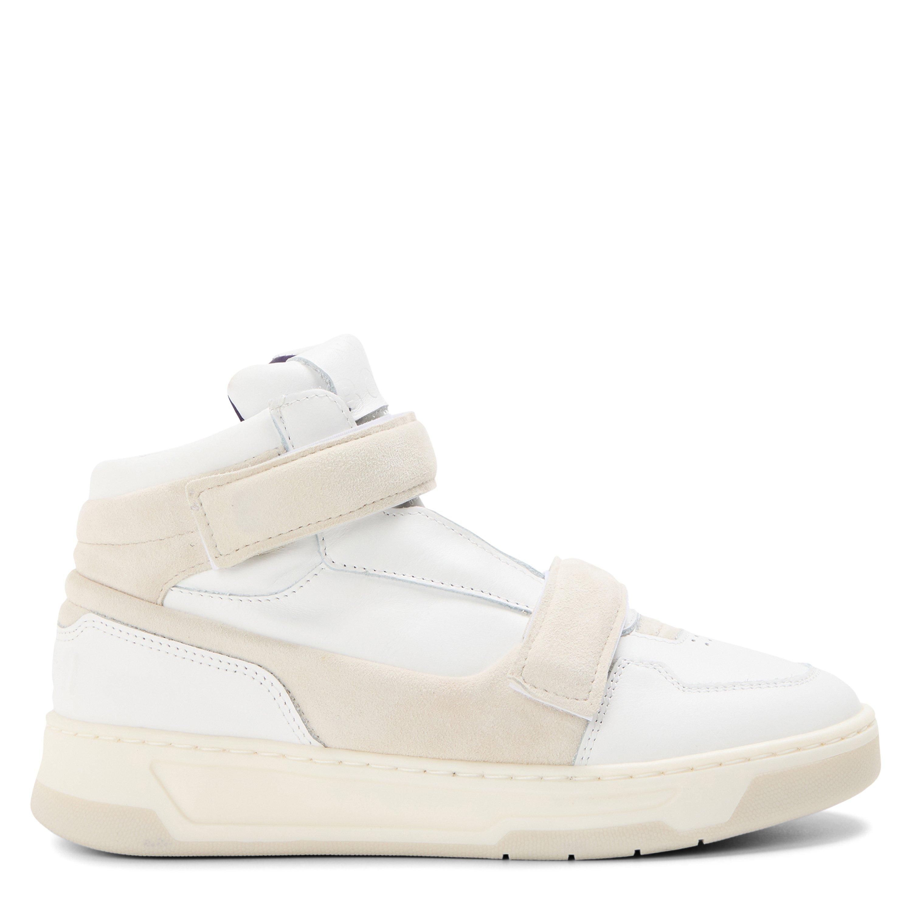 White - Boss - Women's High-Top Trainers - 1