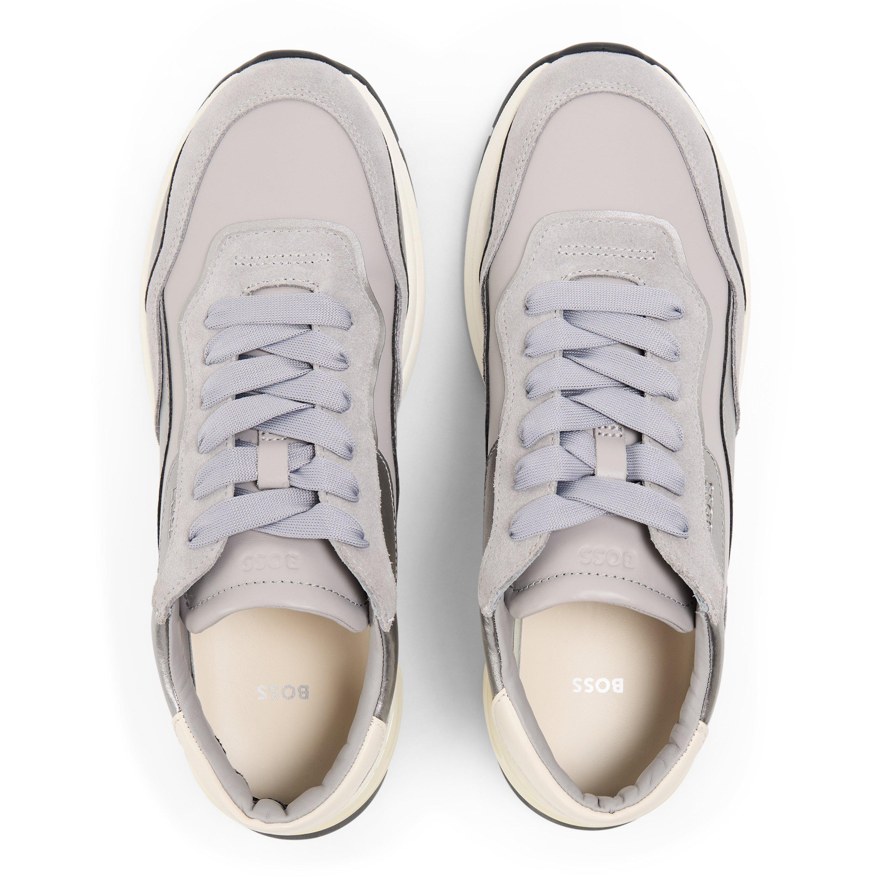 Medium Grey - Boss - Skylar Runn Ltsdmt1 10260535 0 Low-Top Trainers Womens - 3