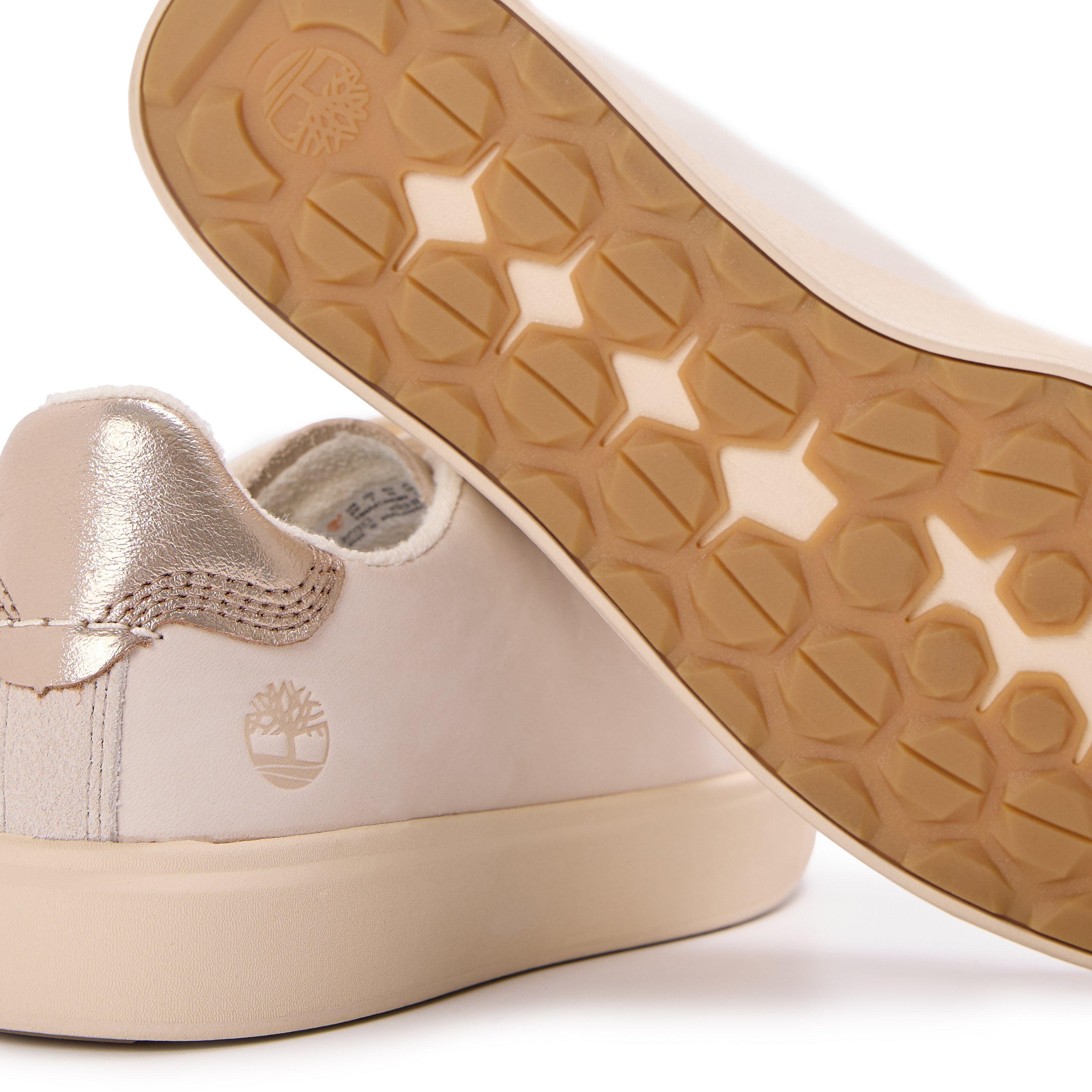 White Nubuck - Timberland - Emerson Street Low Lace Up Sneaker - 3