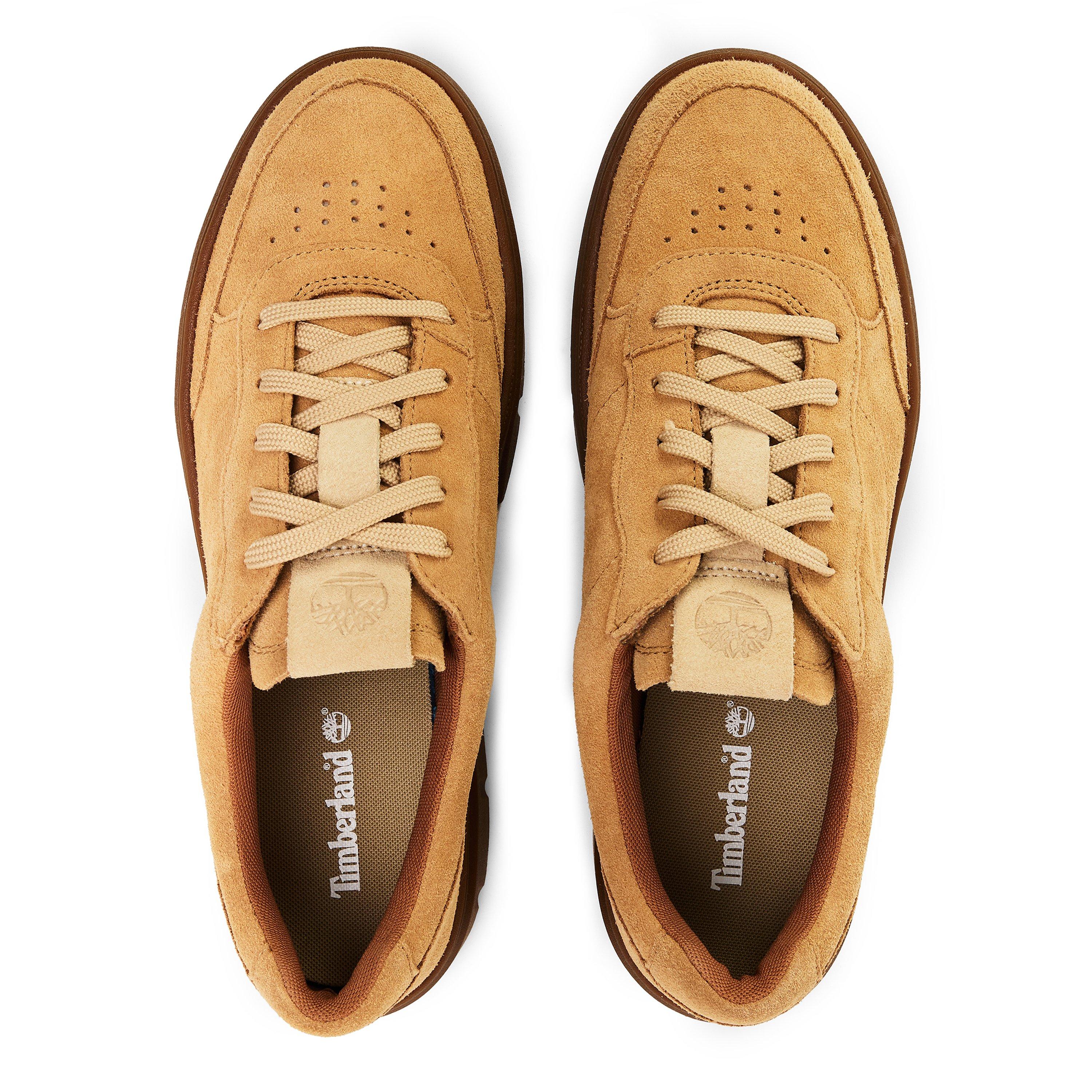 Med Beige Suede - Timberland - Timberland Laurel Court Low Lace Up Sneaker Me - 4