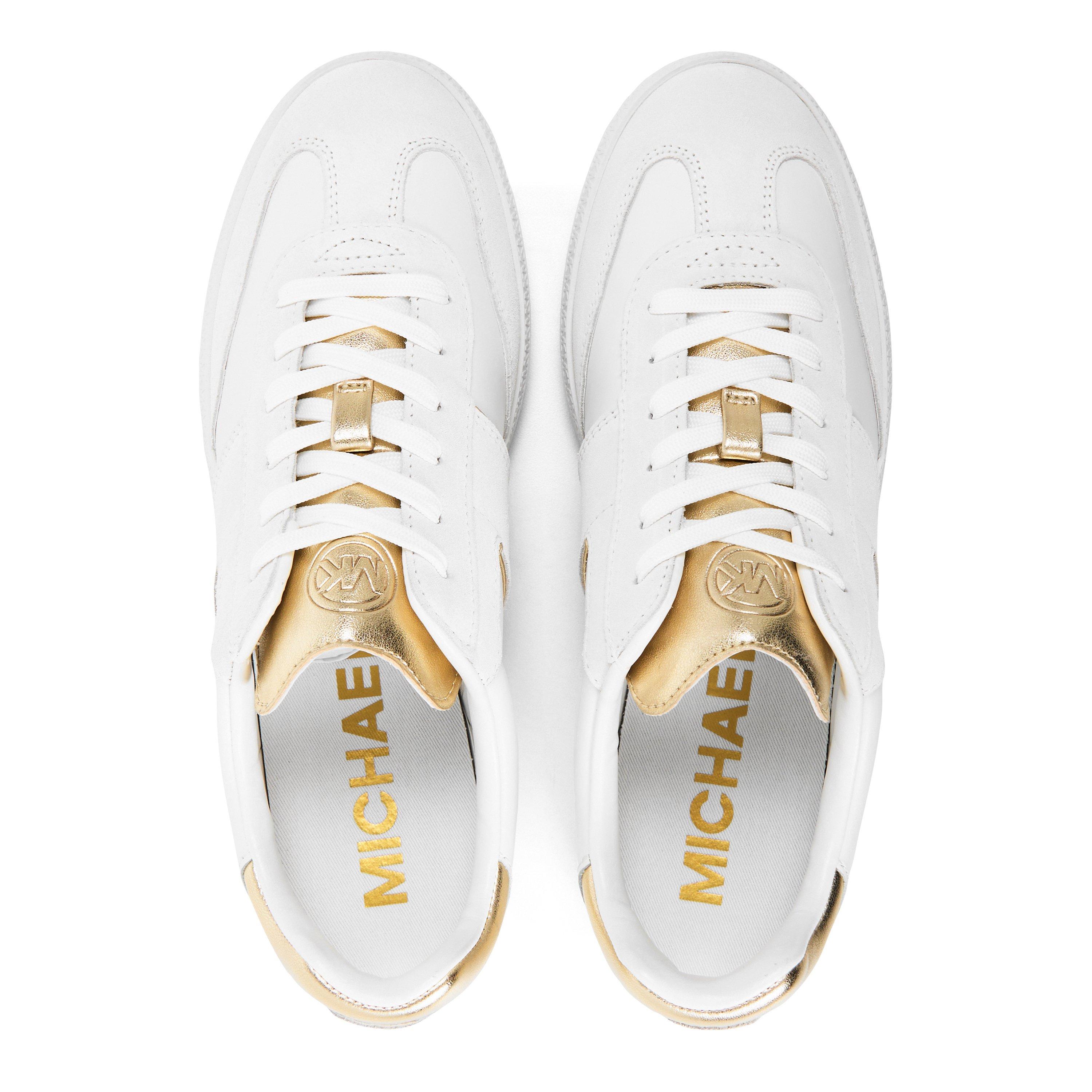 Optic White - MICHAEL Michael Kors - Women's Jovie Trainer Low-Top Trainers - 4