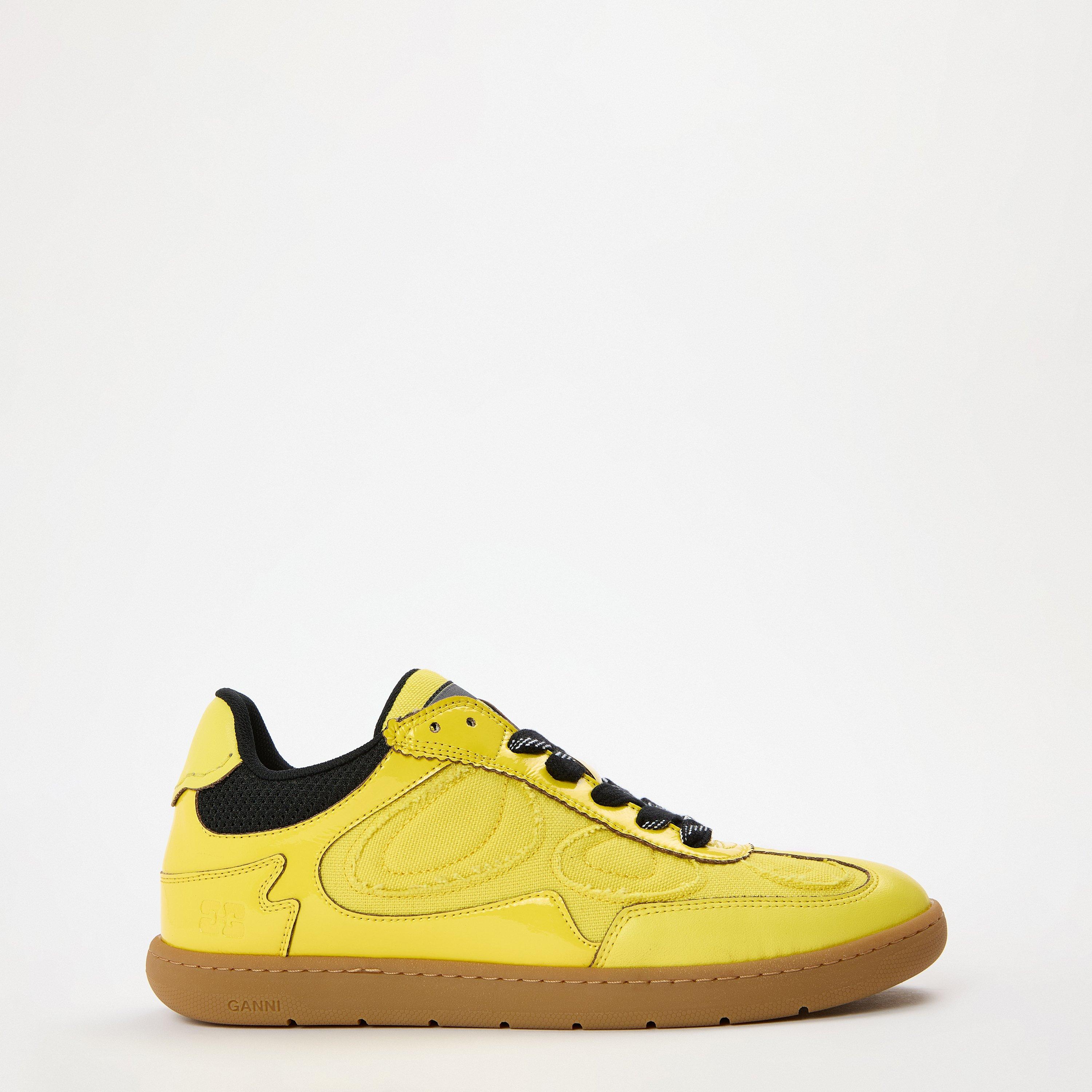 Blazing Yellow - Ganni - Women's 08 Low-Top Trainers - 1