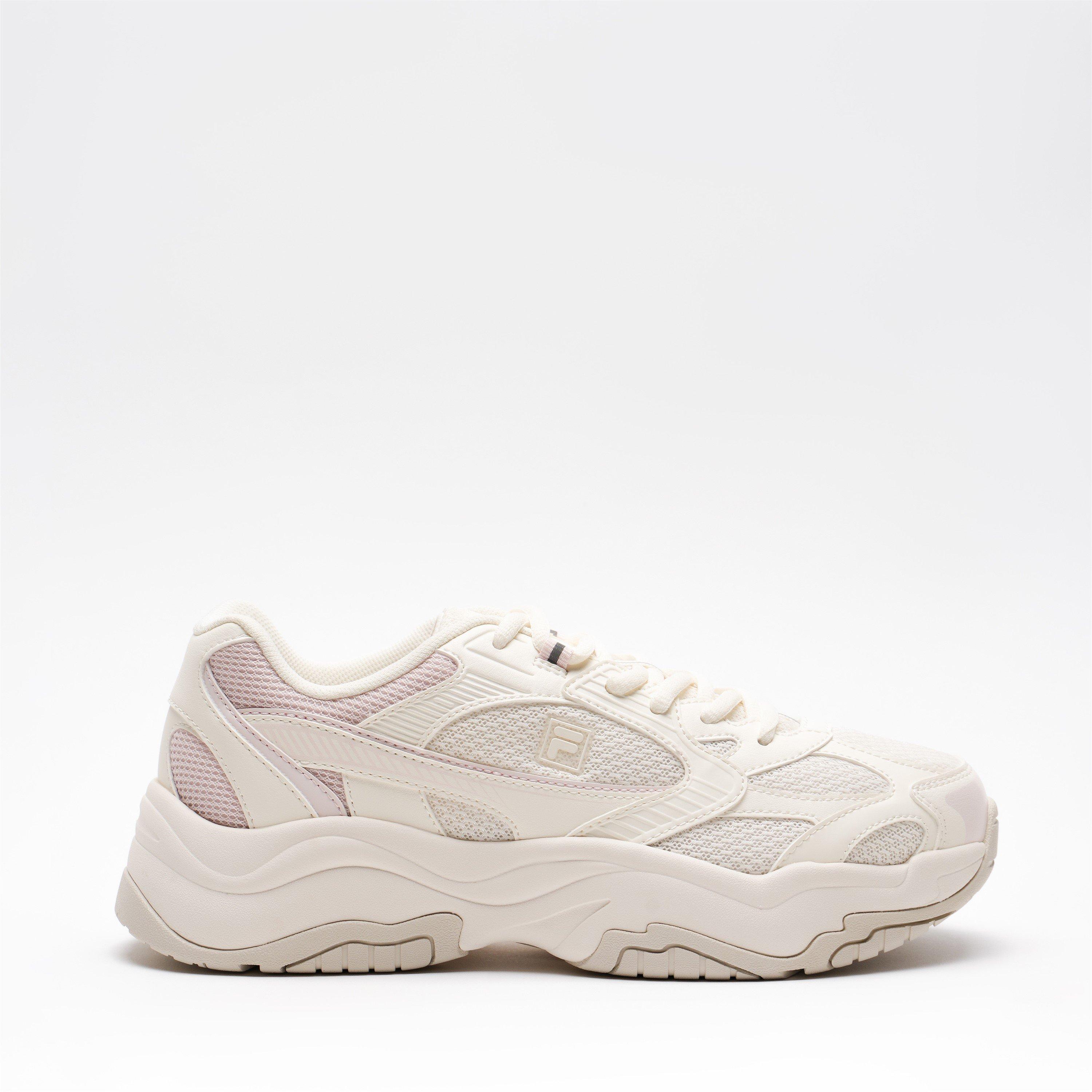 WHT/PNK/WHT - Fila - WAVY RUMBLE v2 Womens Lifestyle Sneakers - 1