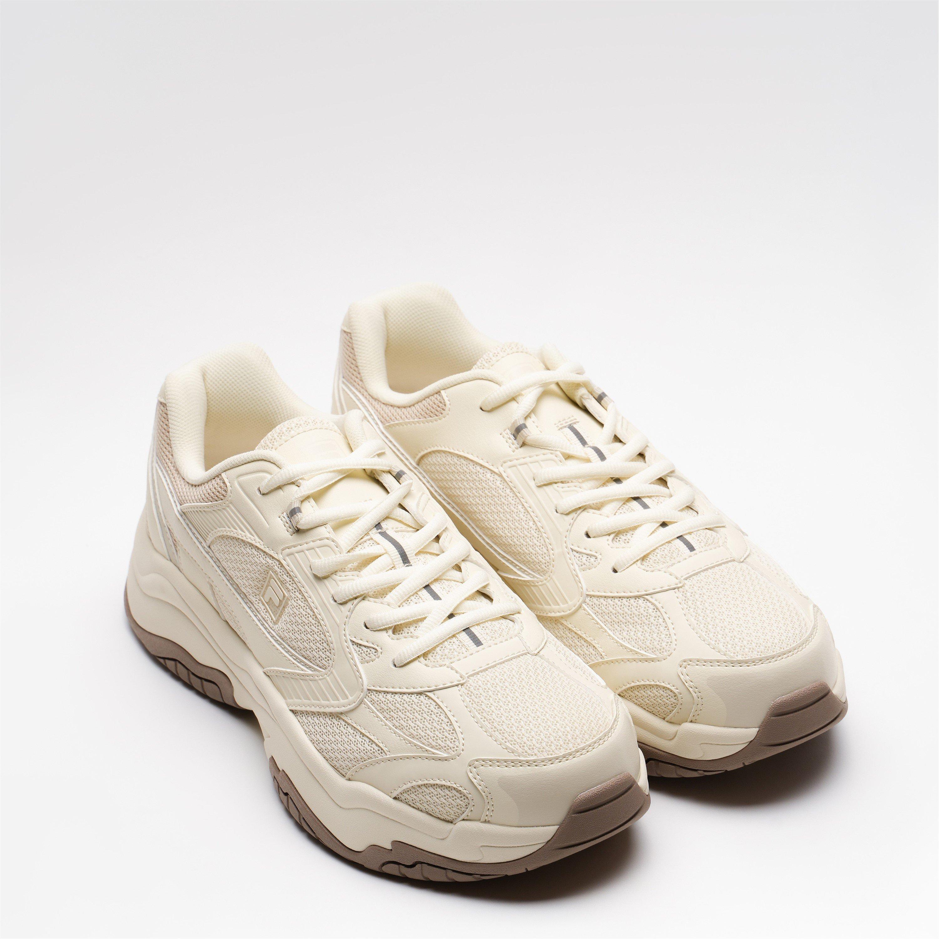 WHT/BGE/WHT - Fila - WAVY RUMBLE v2 Womens Lifestyle Sneakers - 2