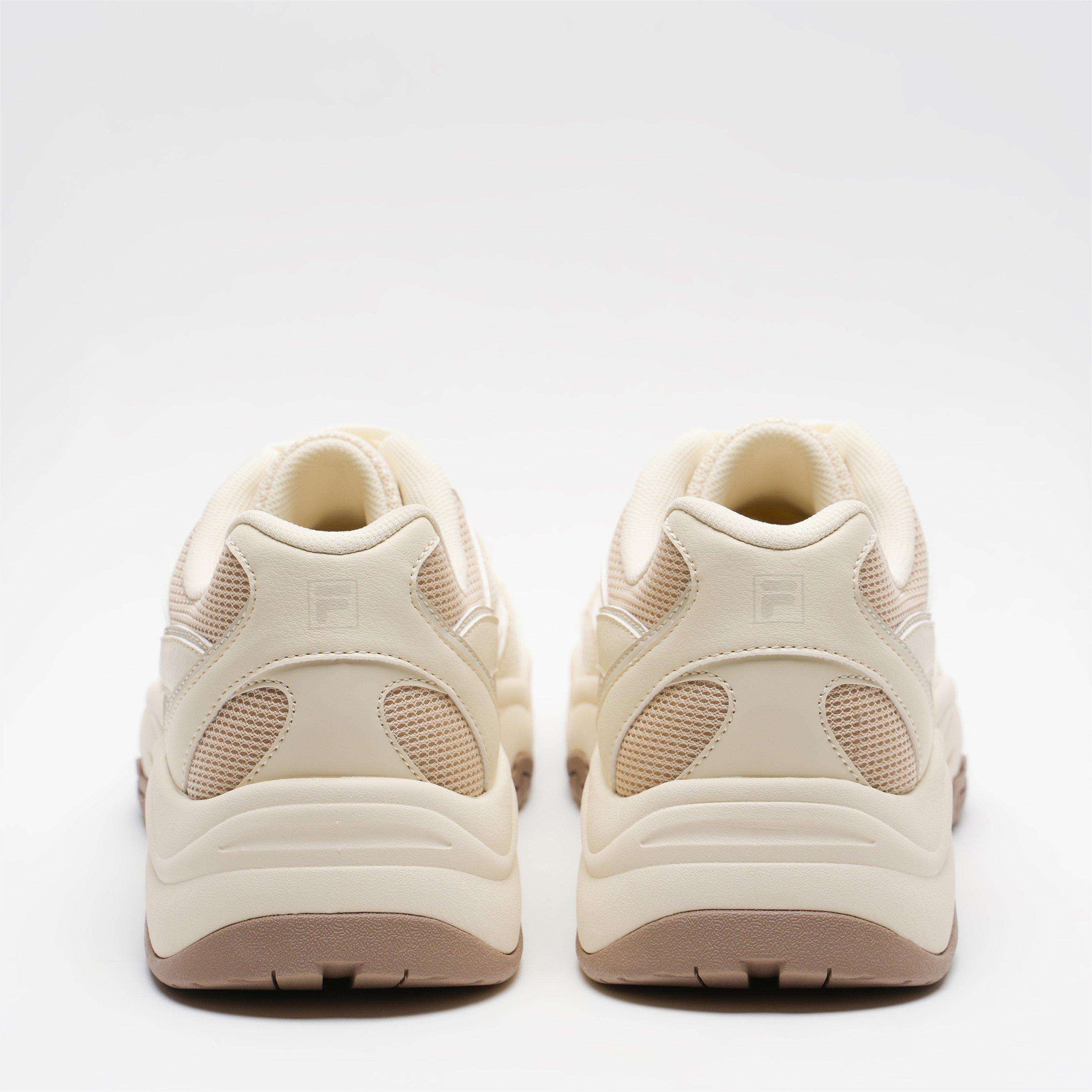WHT/BGE/WHT - Fila - WAVY RUMBLE v2 Womens Lifestyle Sneakers - 4