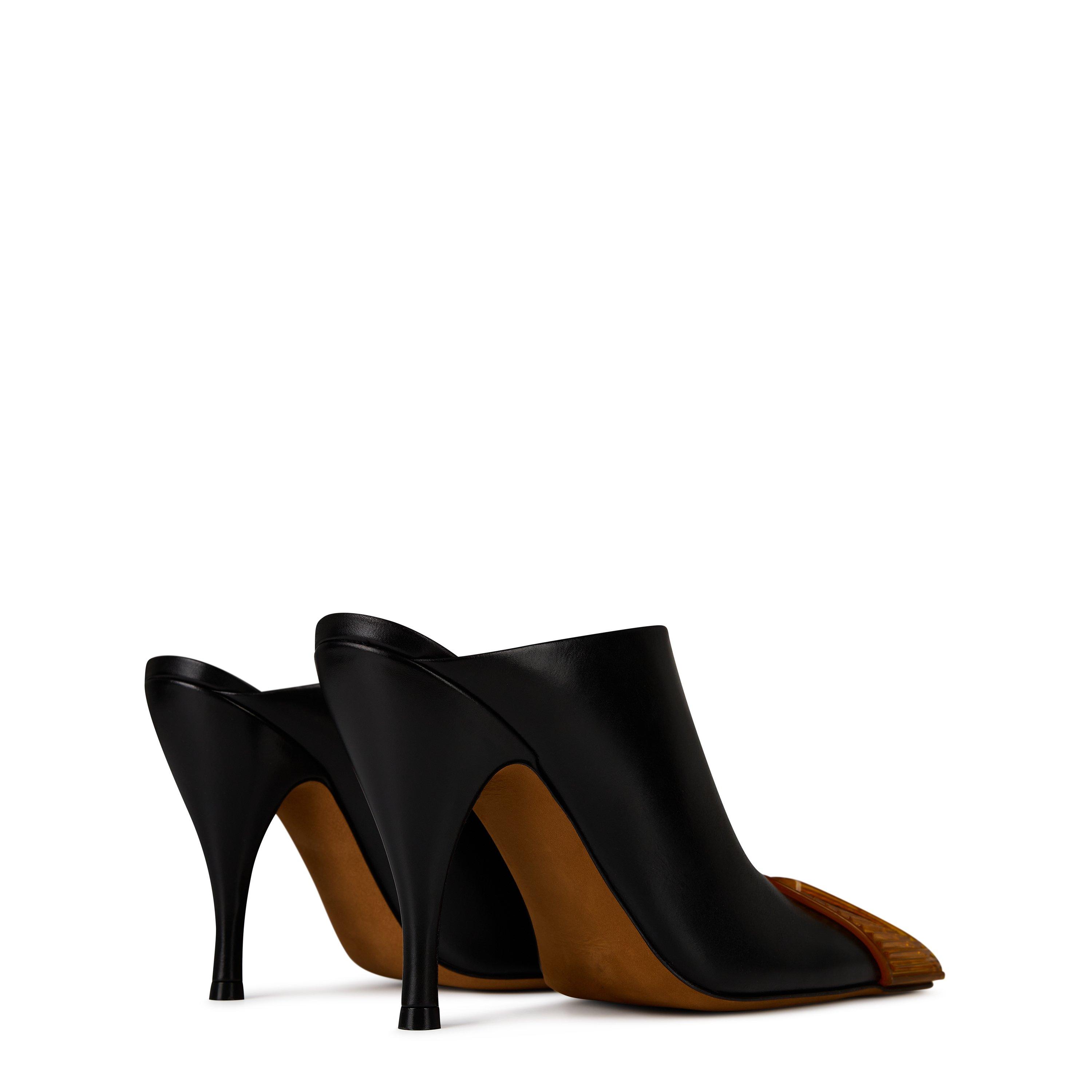 Nero - Off White - Women's Lunar Mule High Sculpted Heel - 5