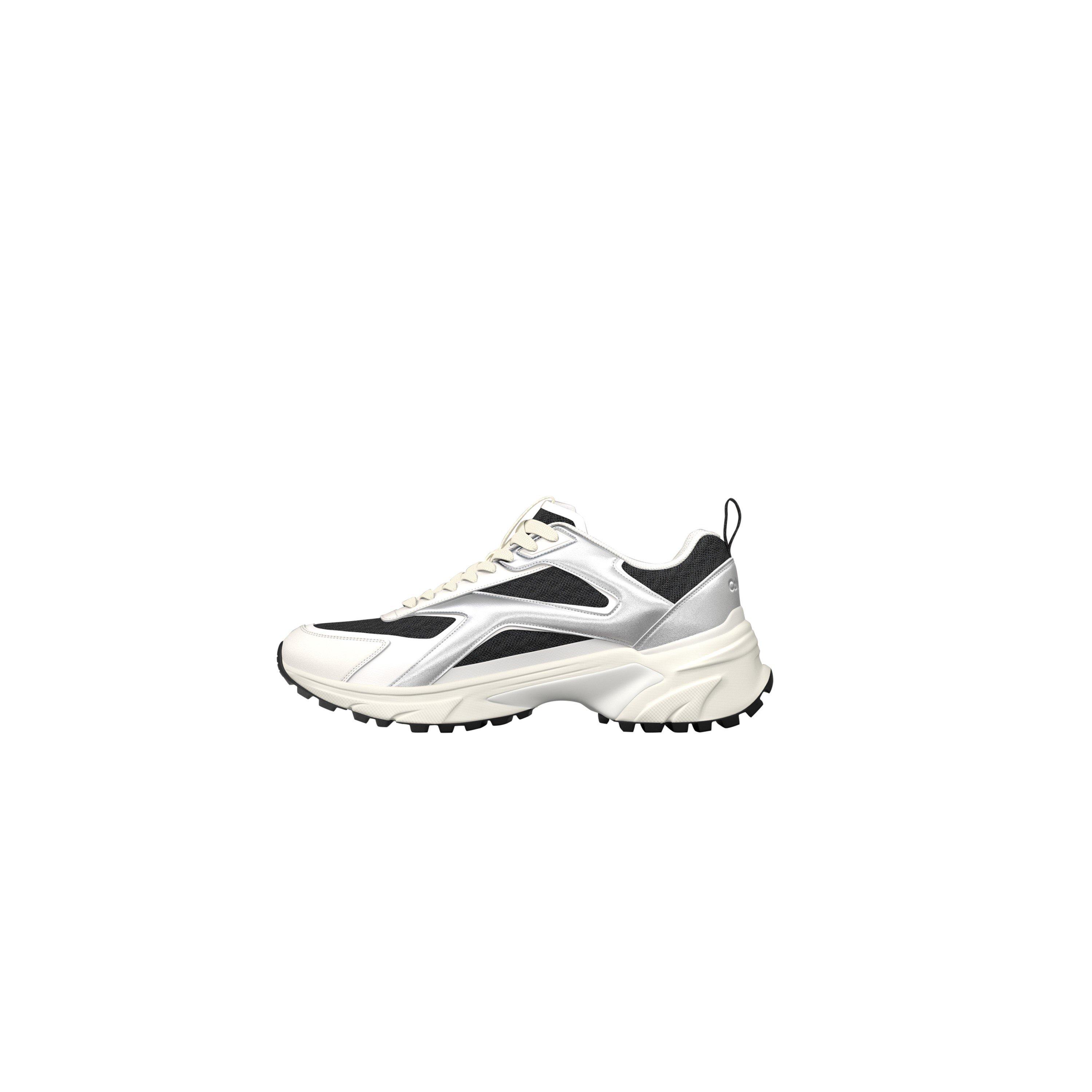 Calvin Klein Women's Hike Breathable Mesh Runners - Black/Silver - 5 (38)