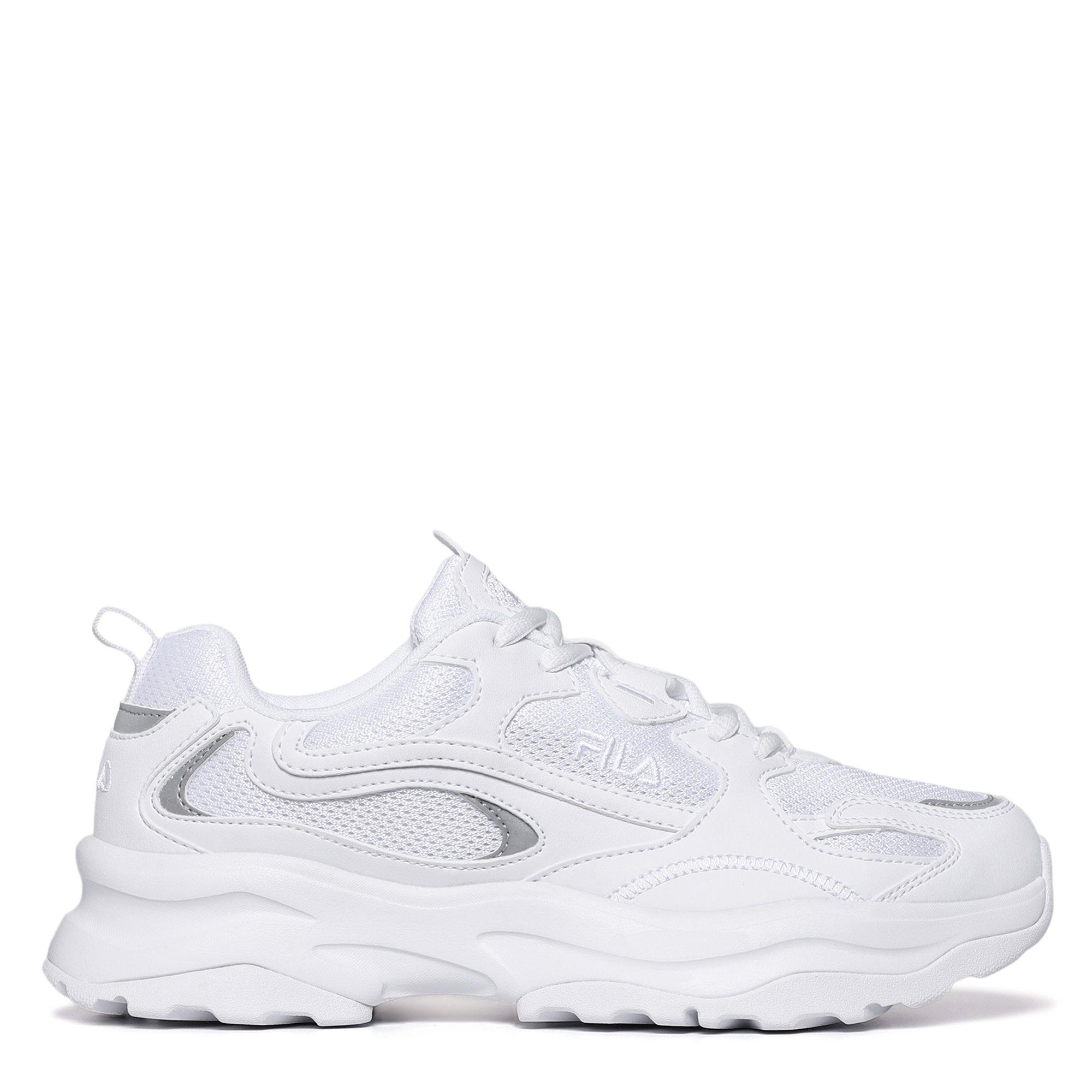 WHT/SIL/WHT - Fila - Women's Wavy Block Runners