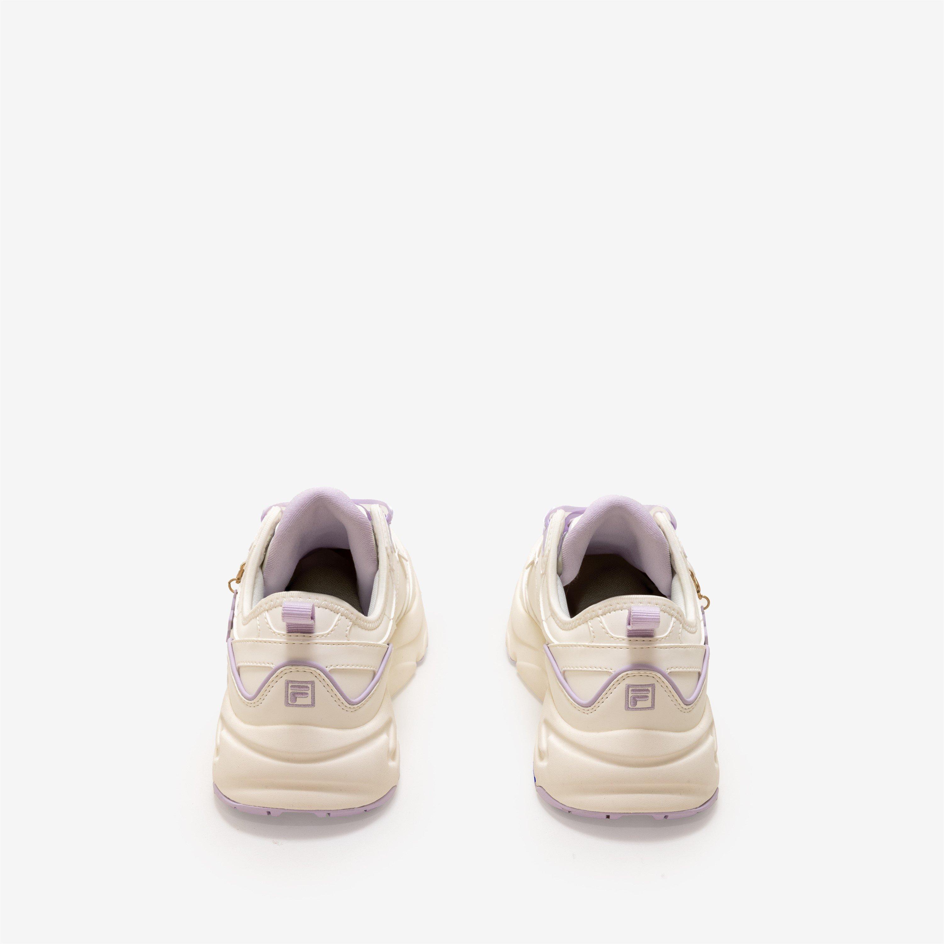 WHT/PPL/WHT - Fila - Women's DISRUPTOR SF Trainers - 4