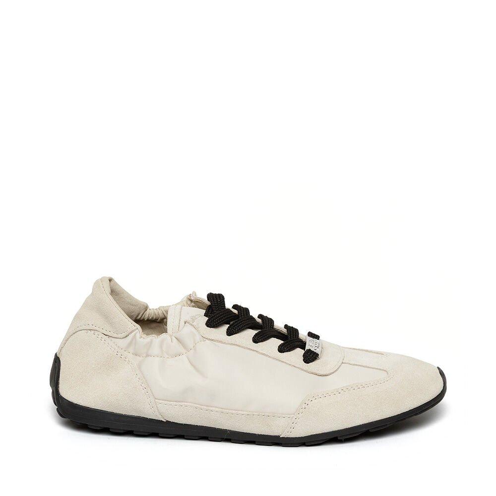 Steve Madden Women's Bobby Sneaker Low-Top Trainers - Off White/ - 7 (40)