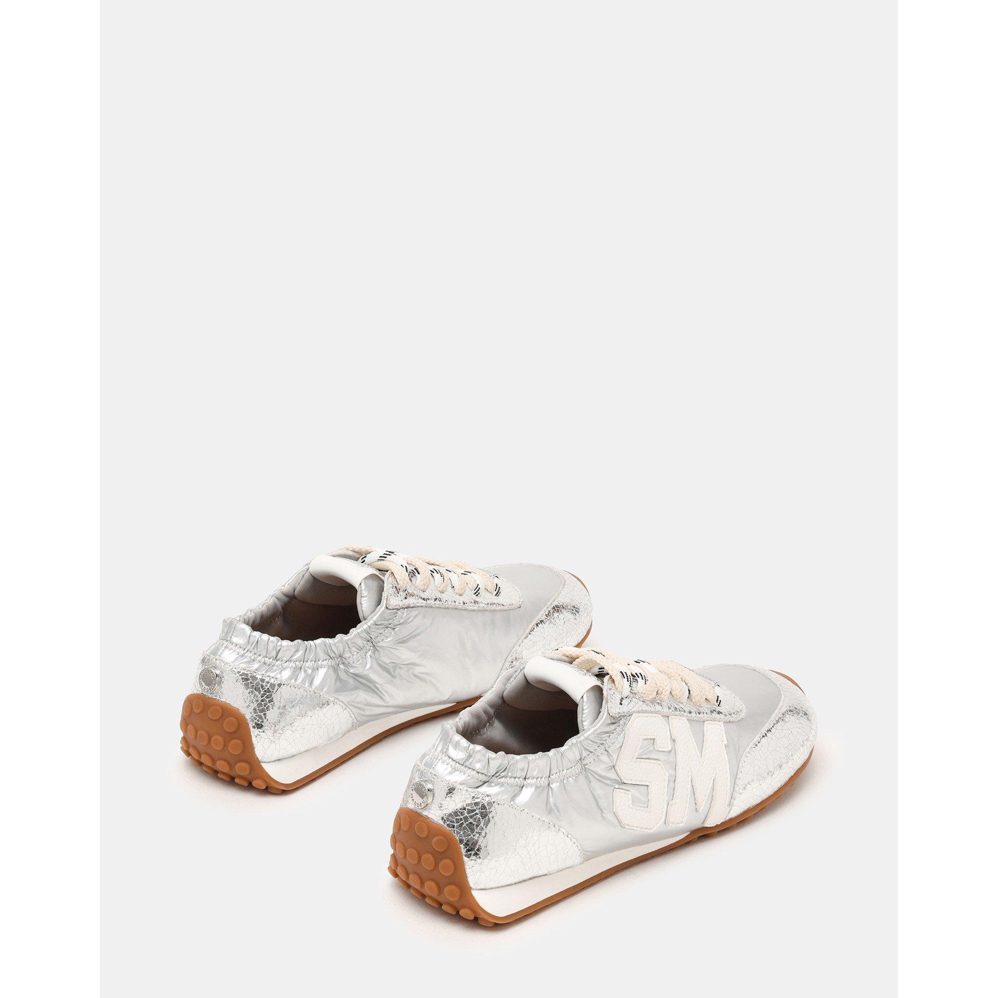 Silver - Steve Madden - Women's CashBox Low-Top Trainers - 3