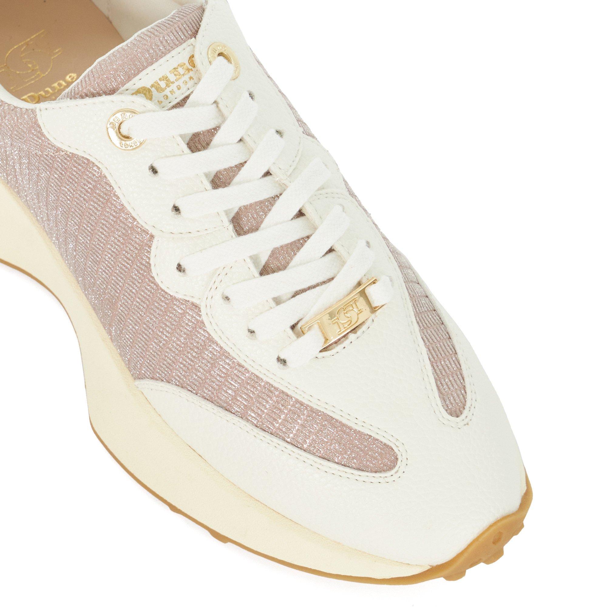 ROSE GOLD - Dune London - Dune Lo Emboss Flat Ld99 - 5