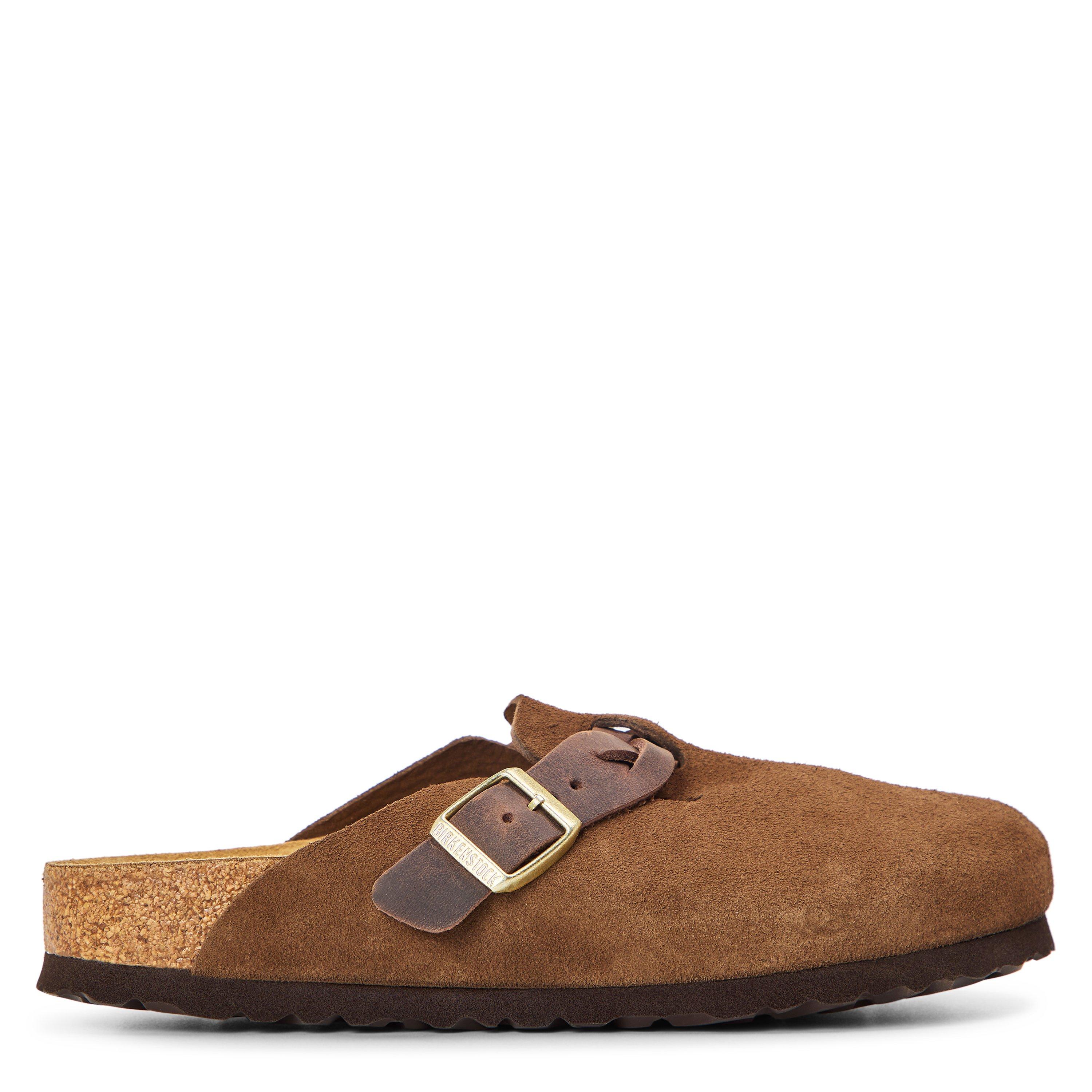 Birkenstock Women's Boston Suede Mules - Carafe - 40 (7)