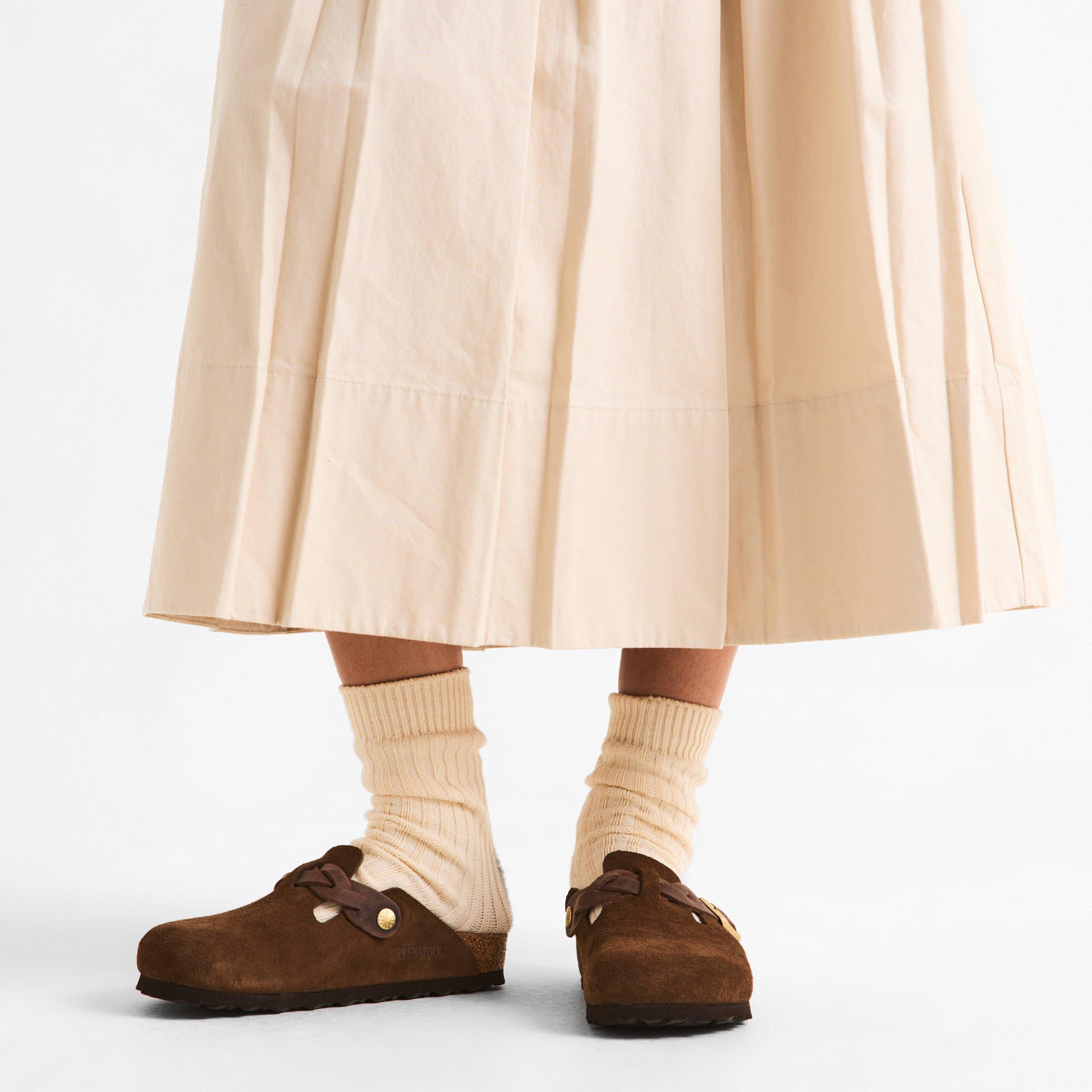 Carafe - Birkenstock - Womens Boston Suede Mules - 3