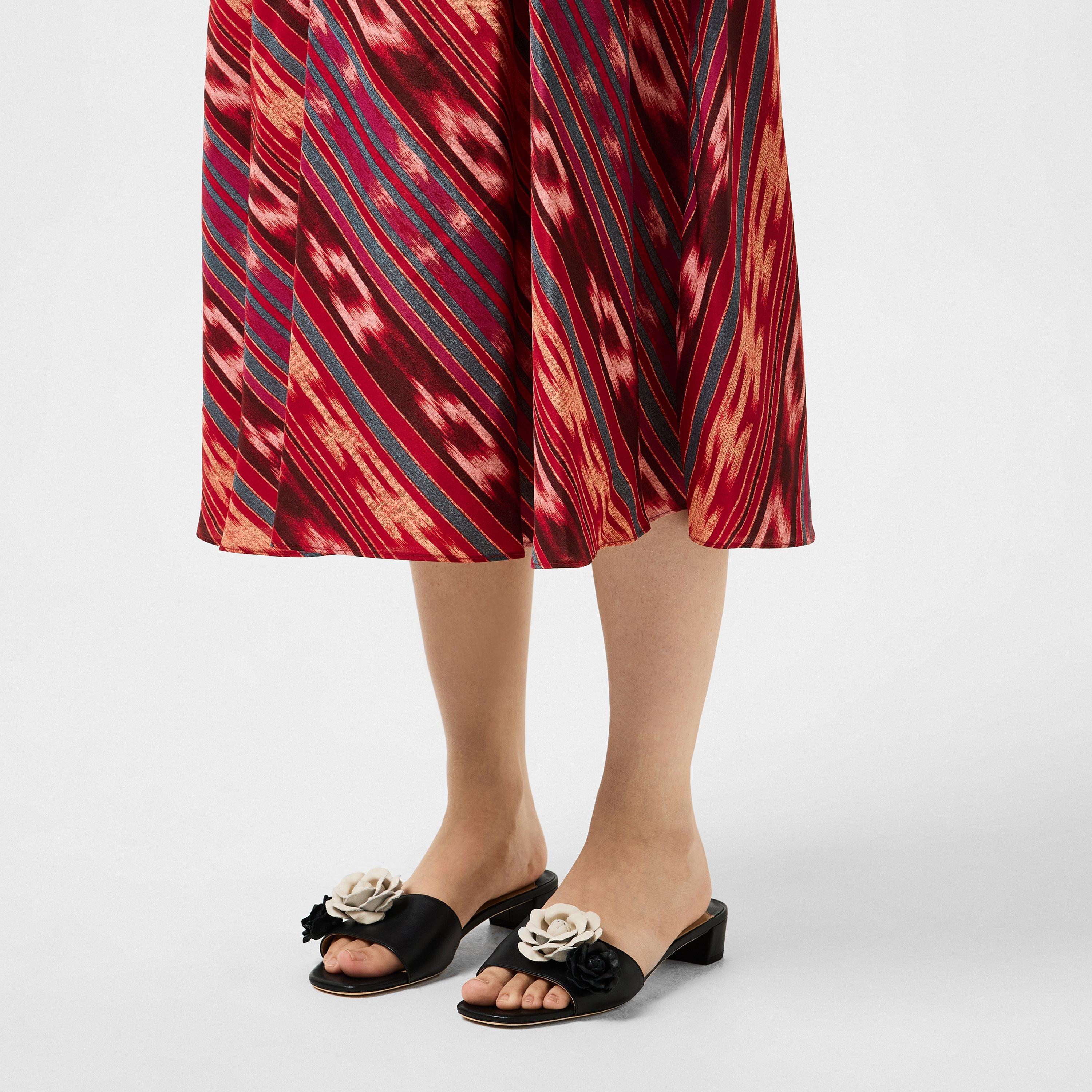 Black/White - Lauren by Ralph Lauren - Fay Flower Sandals - 2