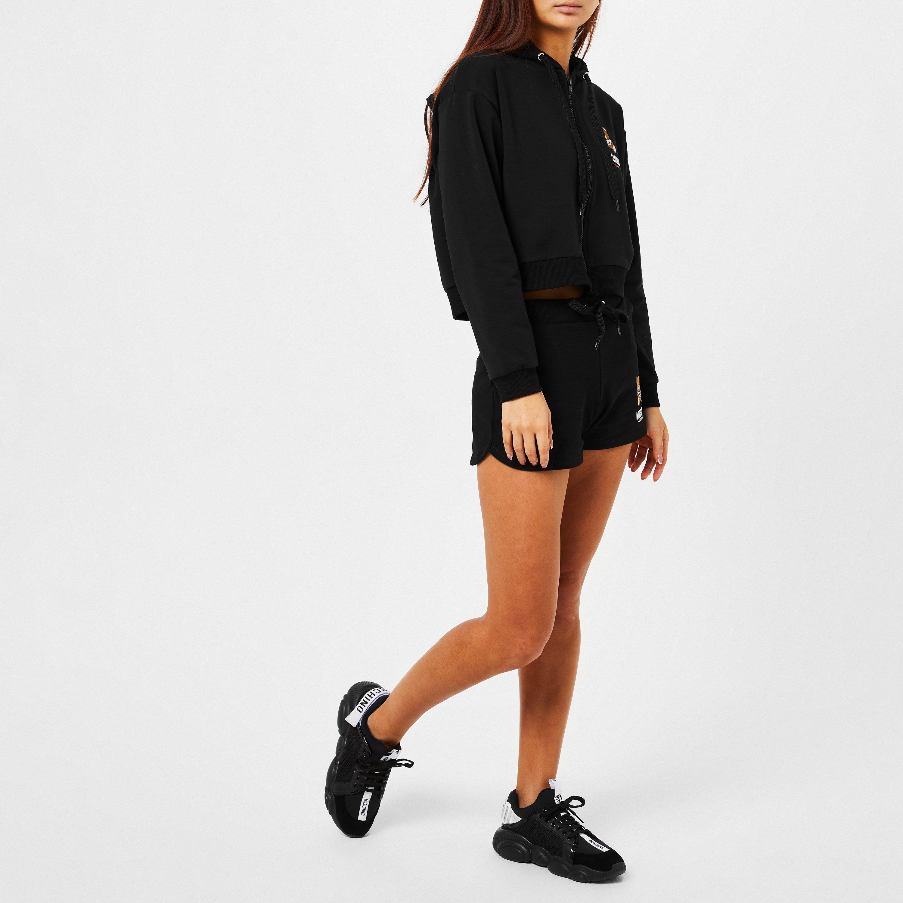 Black 00A - Moschino - Touch Close Logo Trainers - 6