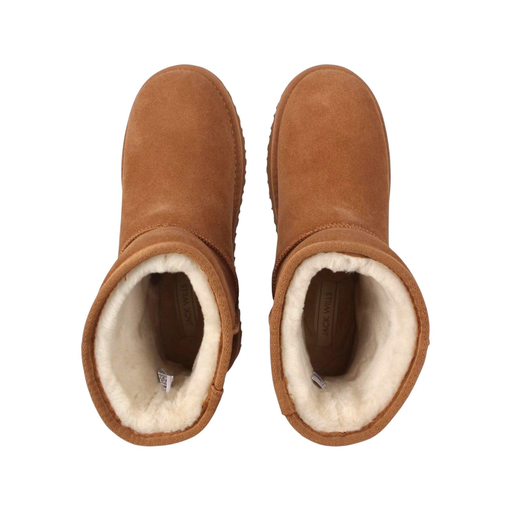 Tan - Jack Wills - Mid Snug Boots Womens - 5