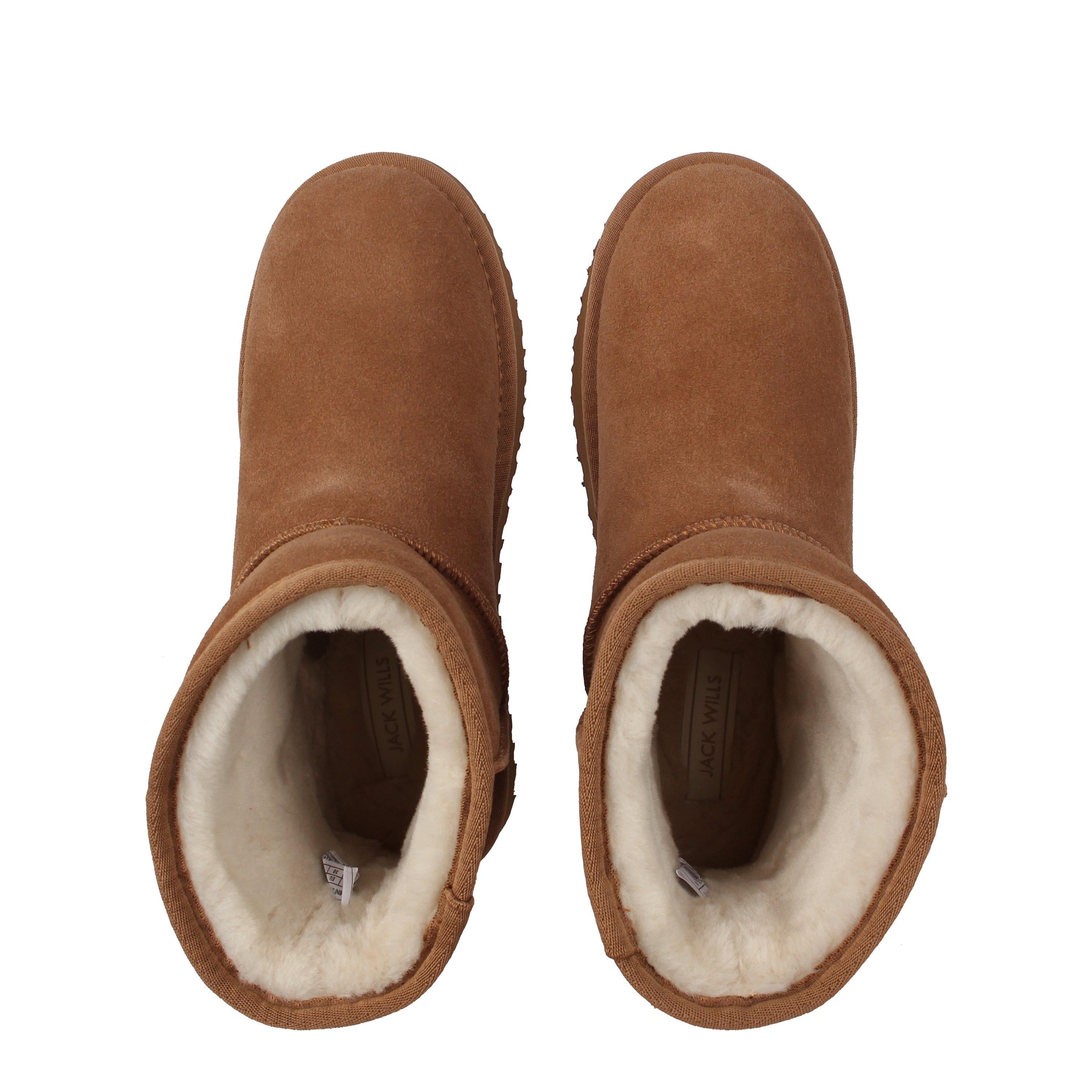 Tan - Jack Wills - Mid Snug Boots - 6