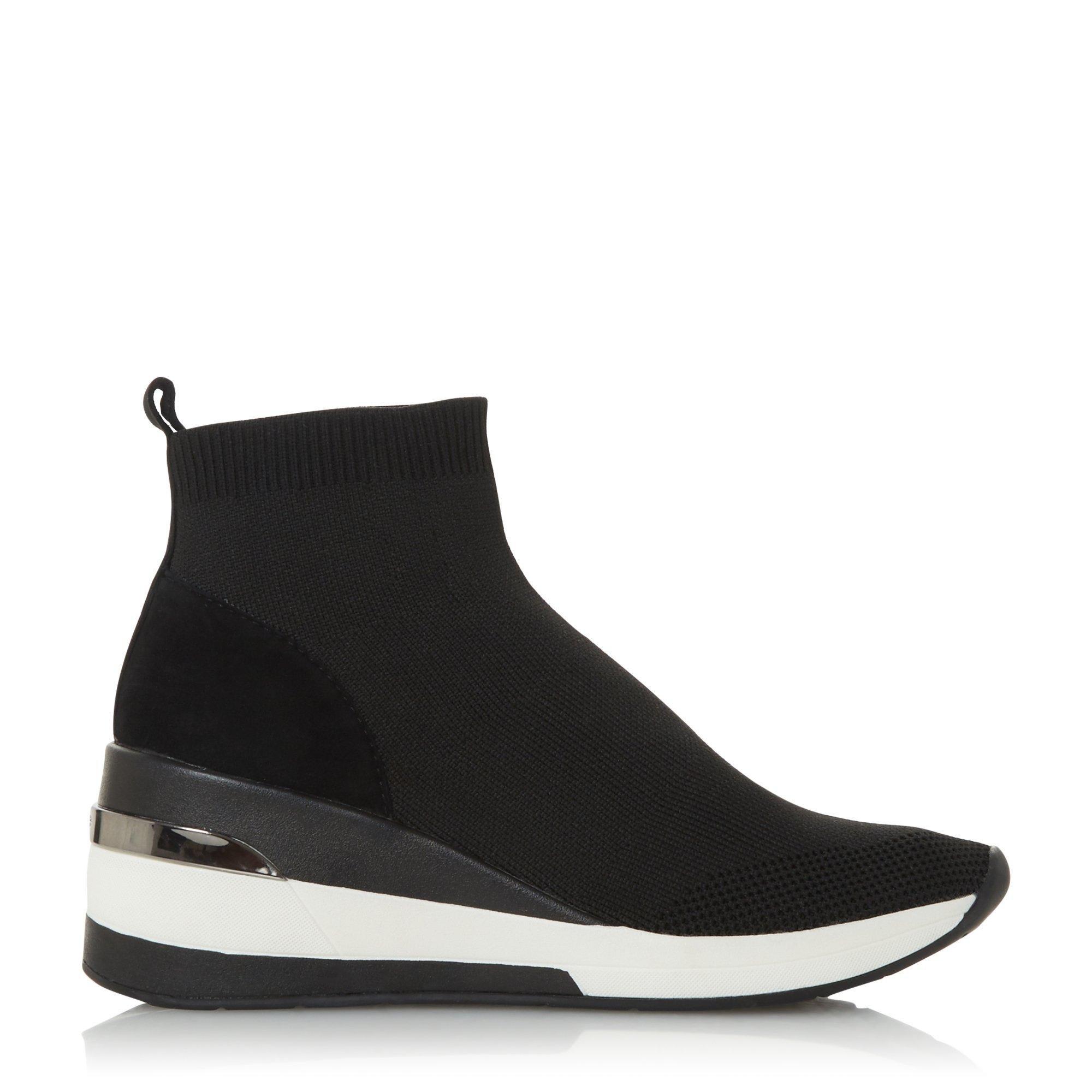 Black 027 - Dune London - Engel Ladies Slip On Trainers - 1