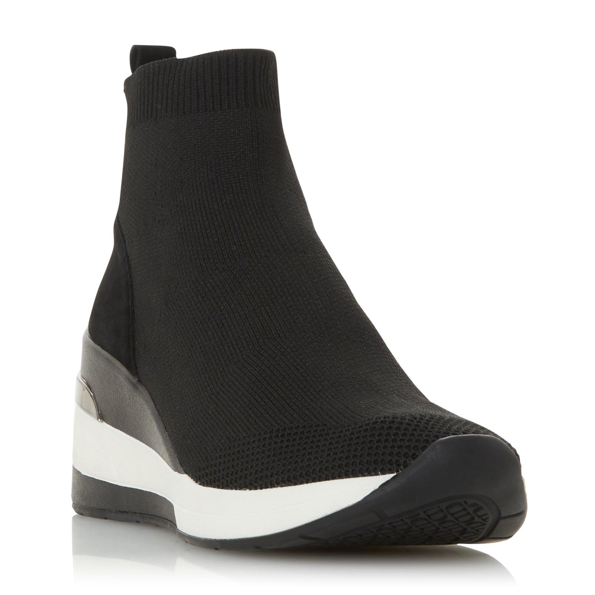 Black 027 - Dune London - Dune Engel Ladies Slip On Trainers - 2