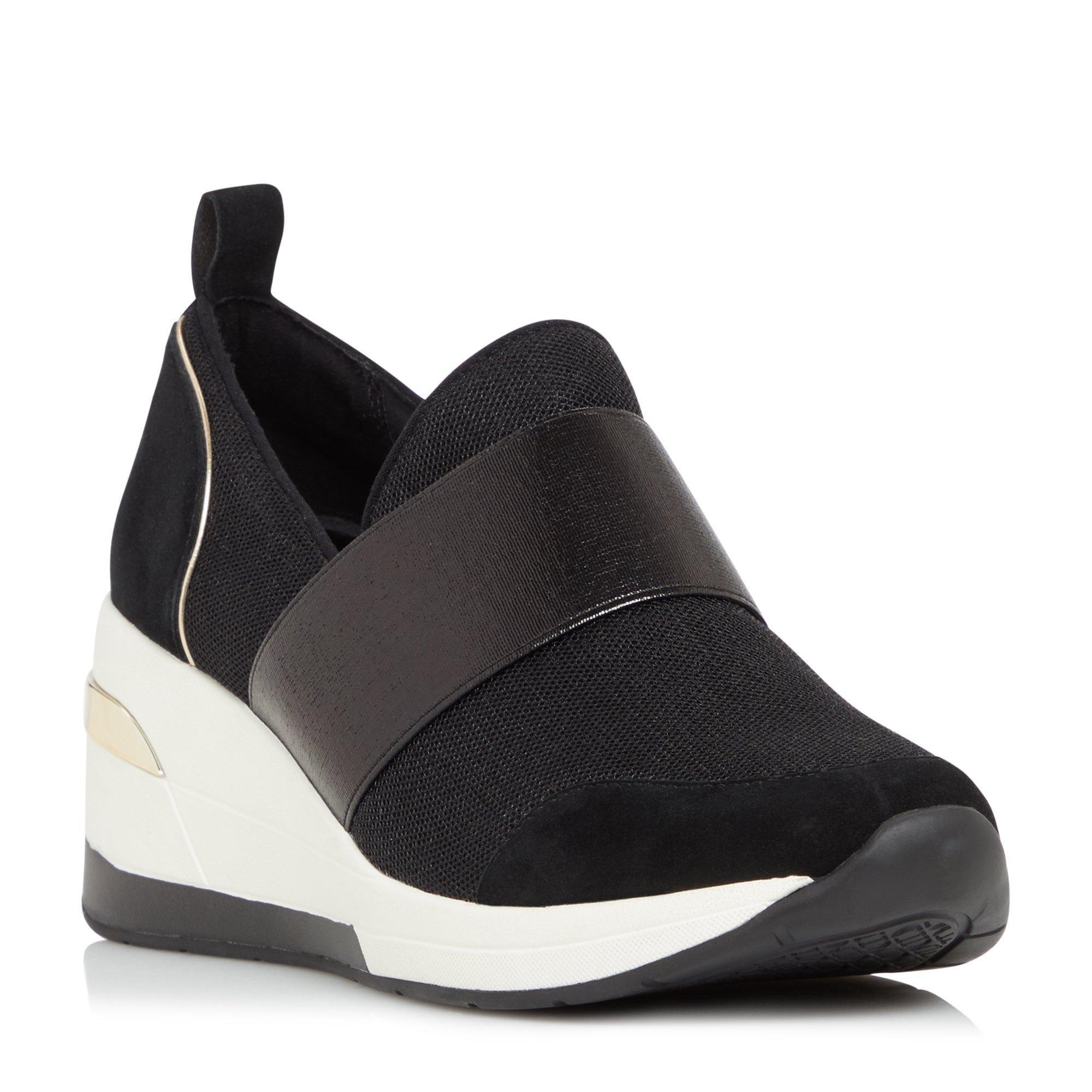 Zwart 027 - Dune London - Emilia Slip-on Trainers - 2
