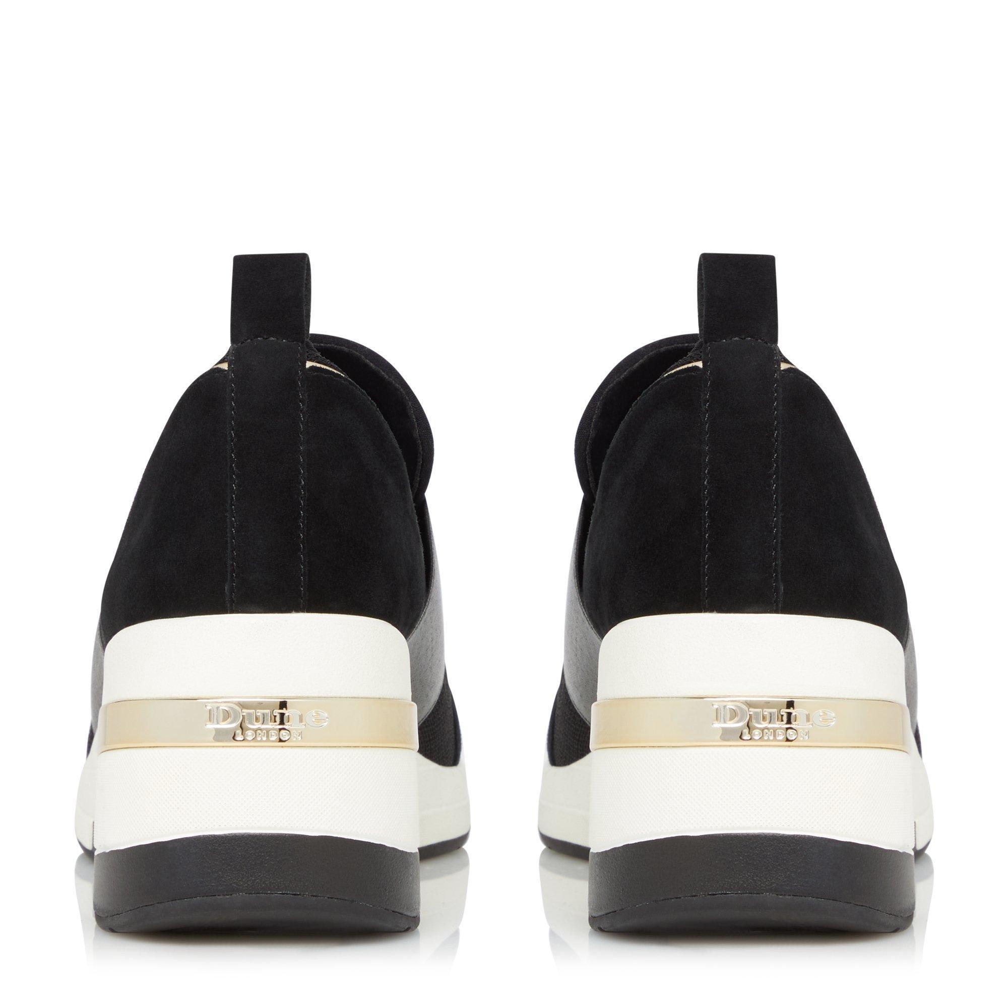 Zwart 027 - Dune London - Emilia Slip-on Trainers - 3