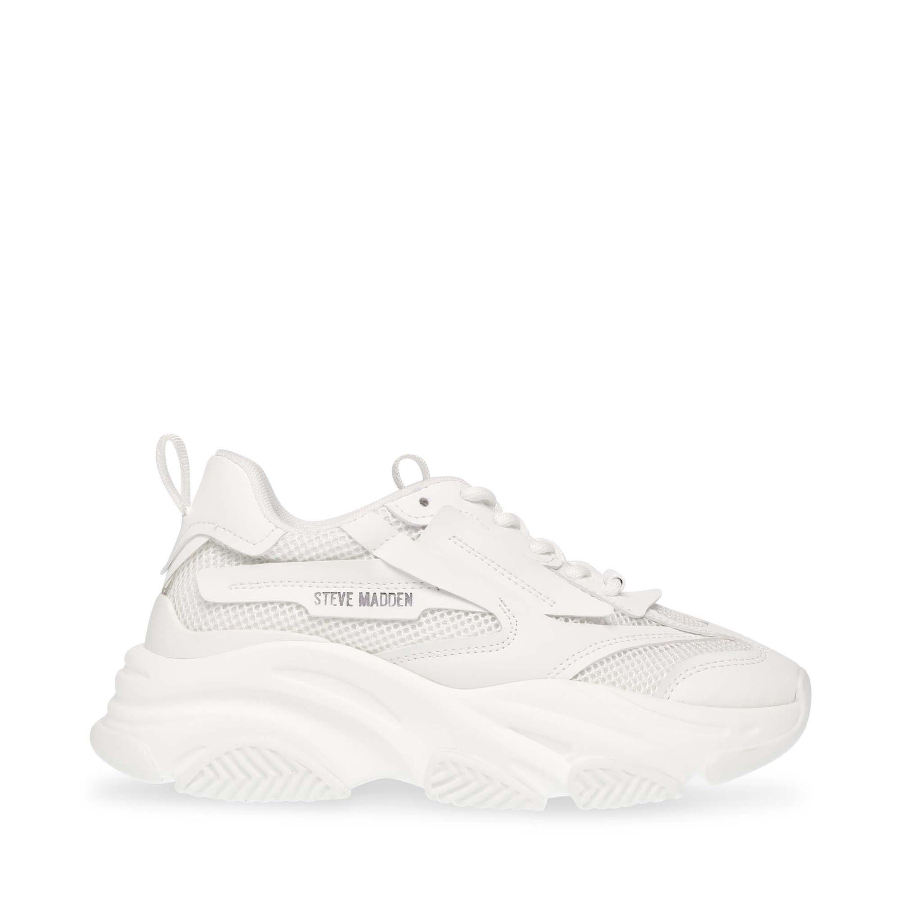 Steve Madden Women's Possession Chunky Trainers - White - 8 (41)