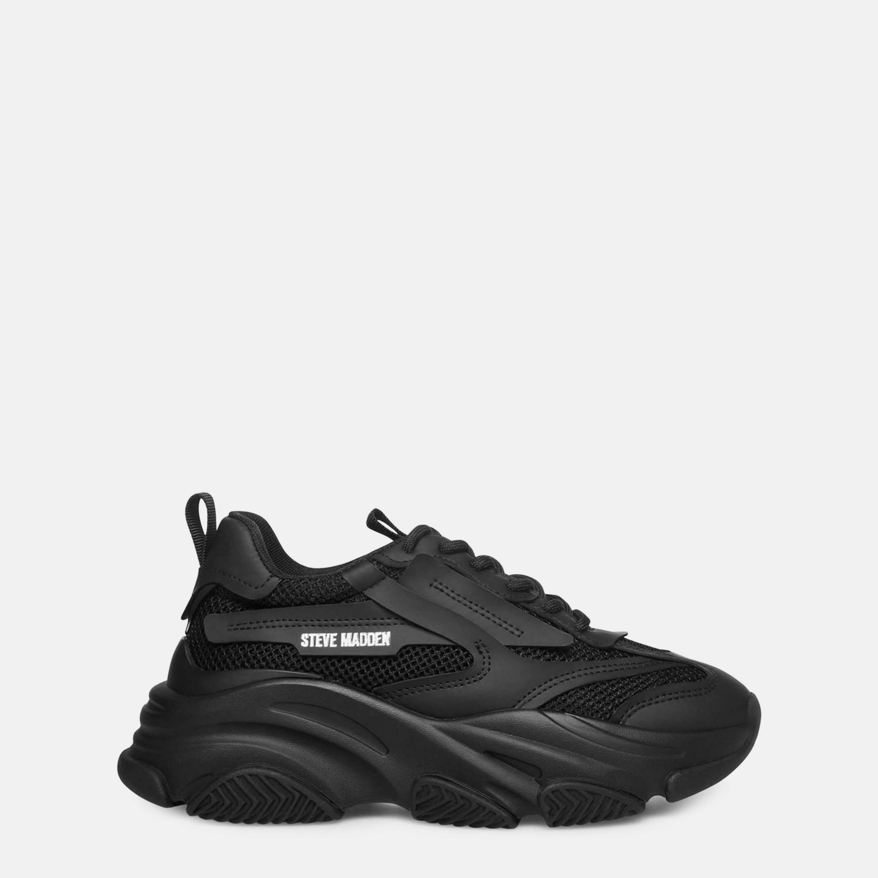 Steve Madden Women's Possession Chunky Trainers - Black - 8 (41)