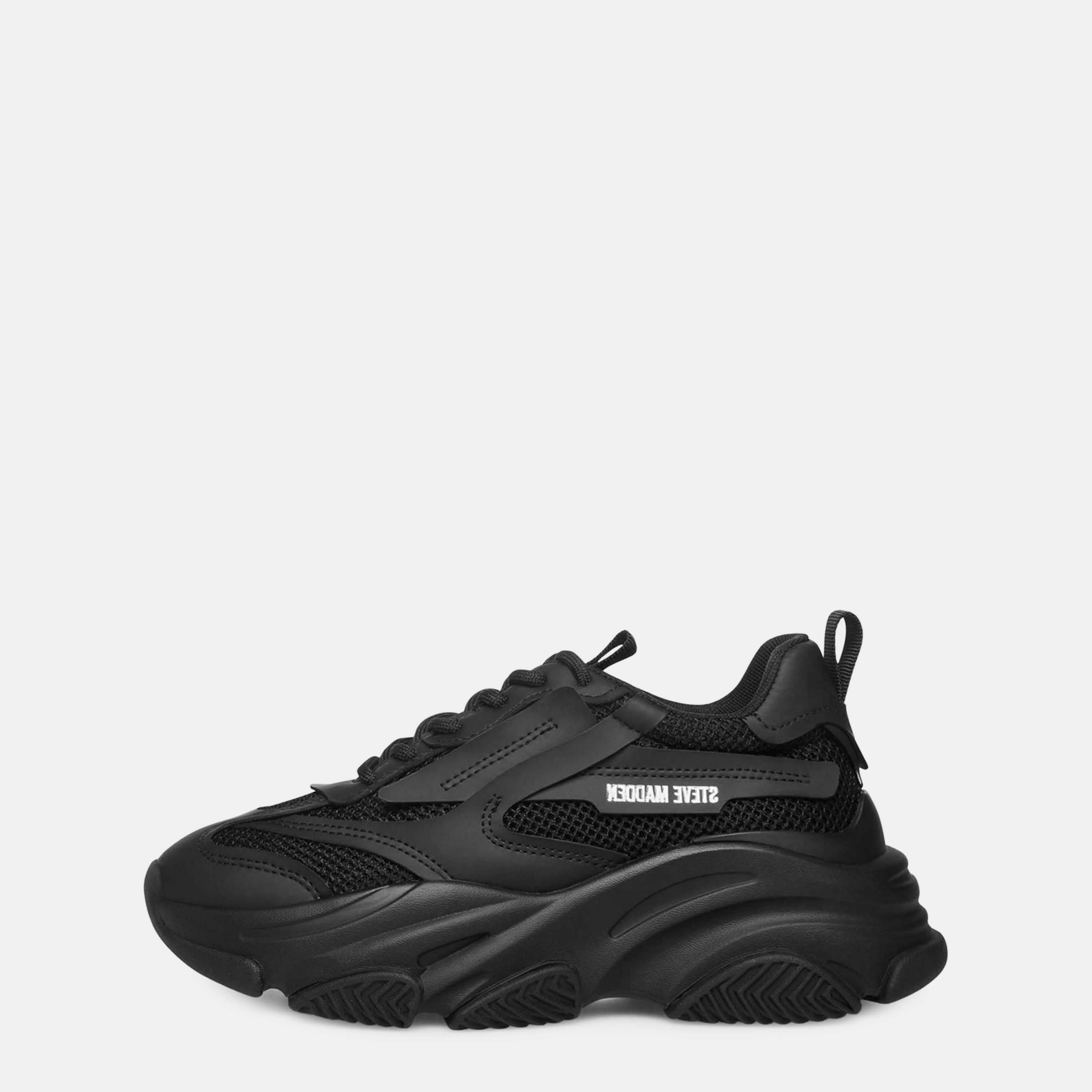 Black - Steve Madden - Women's Possession Chunky Trainers - 2