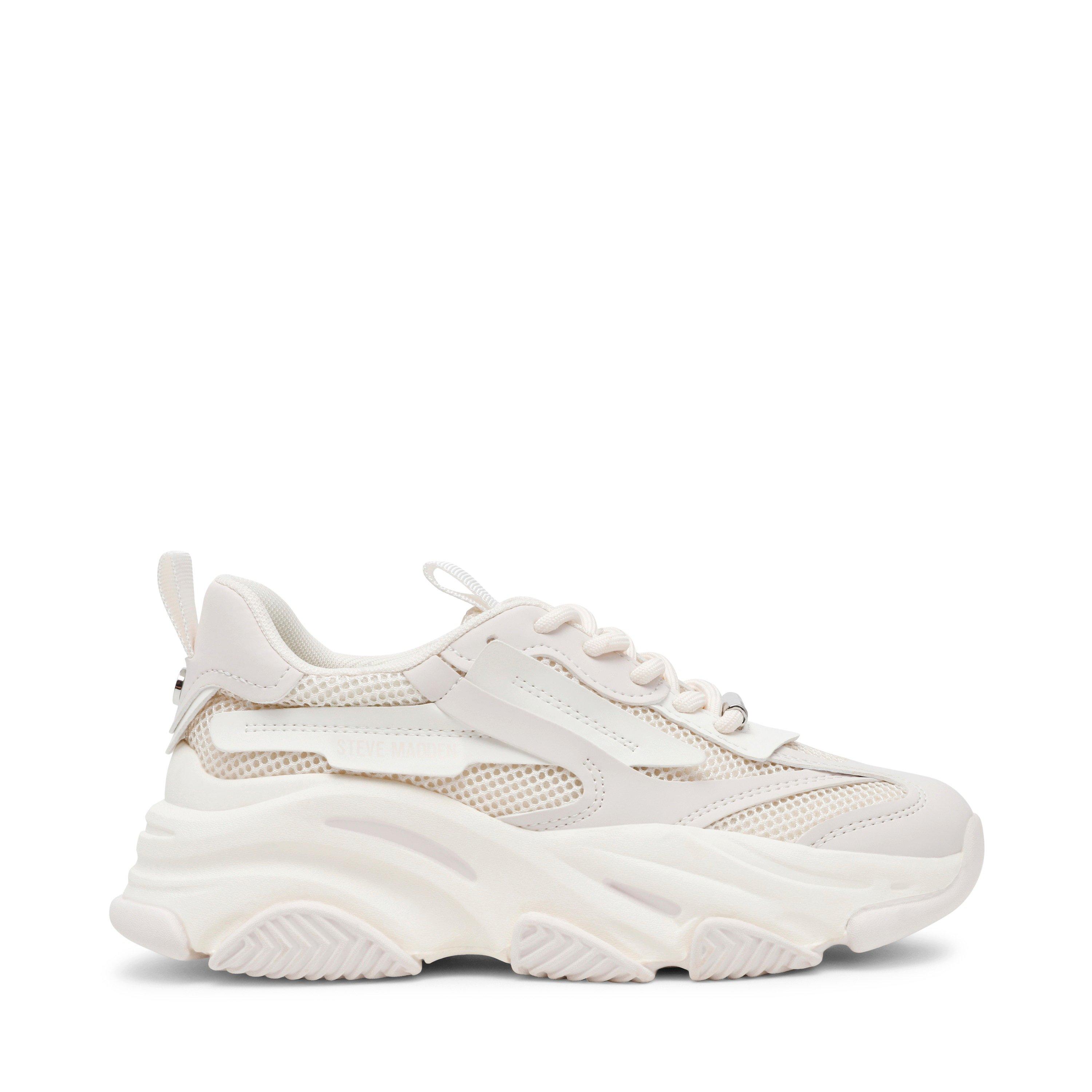 Steve Madden Women's Possession Chunky Trainers - Silver Coin - 4 (37)