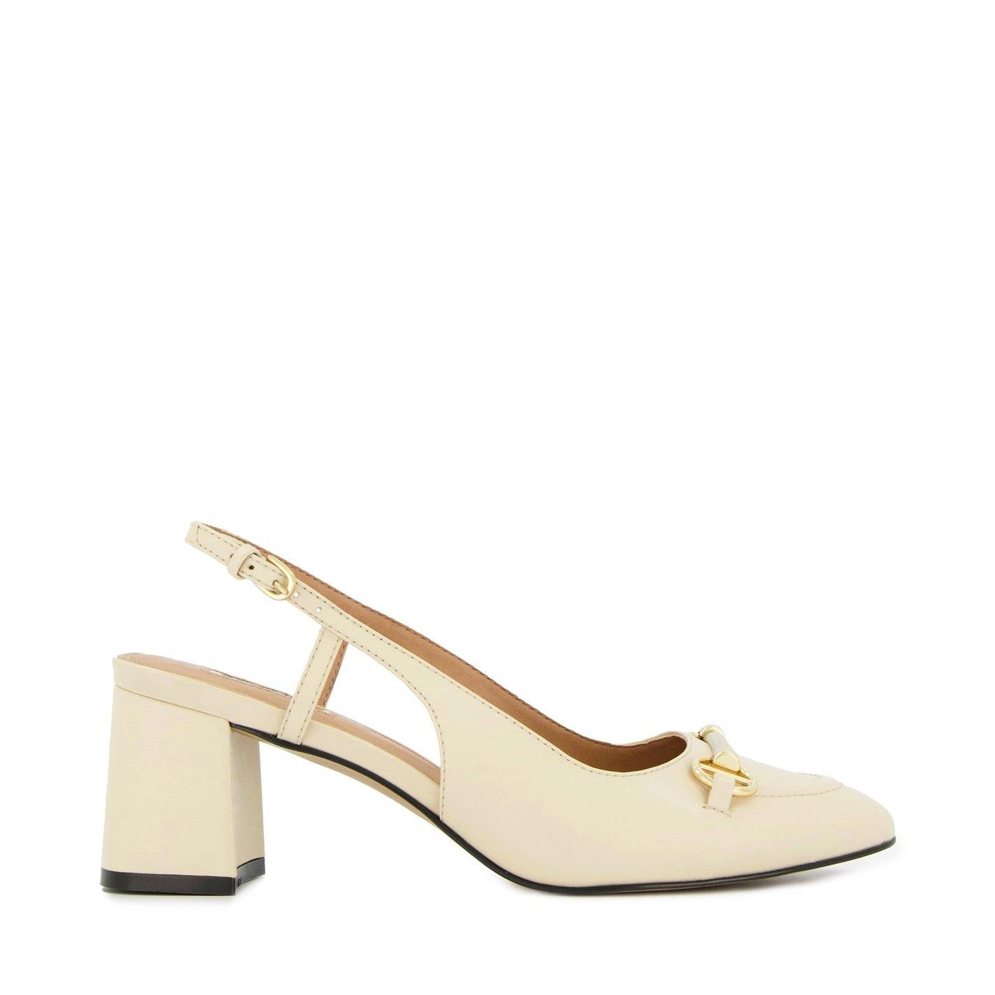Ecru 736 - Dune London - Cassie Heeled Sandals - 1