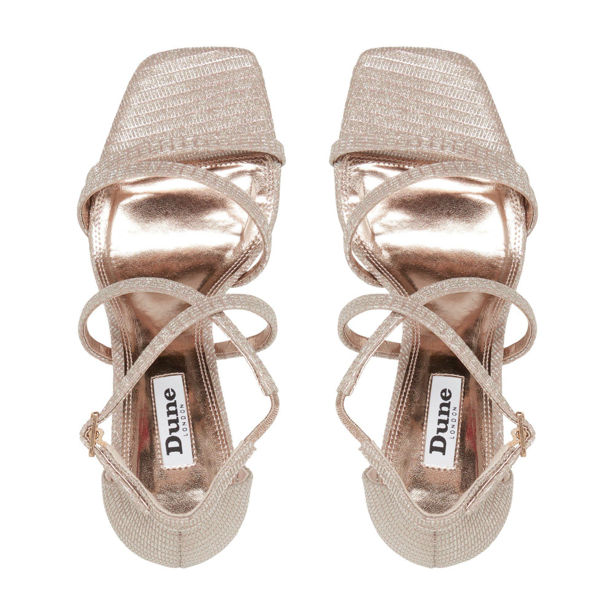 Rose Gld 690 - Dune London - Musical Heeled Sandals - 5