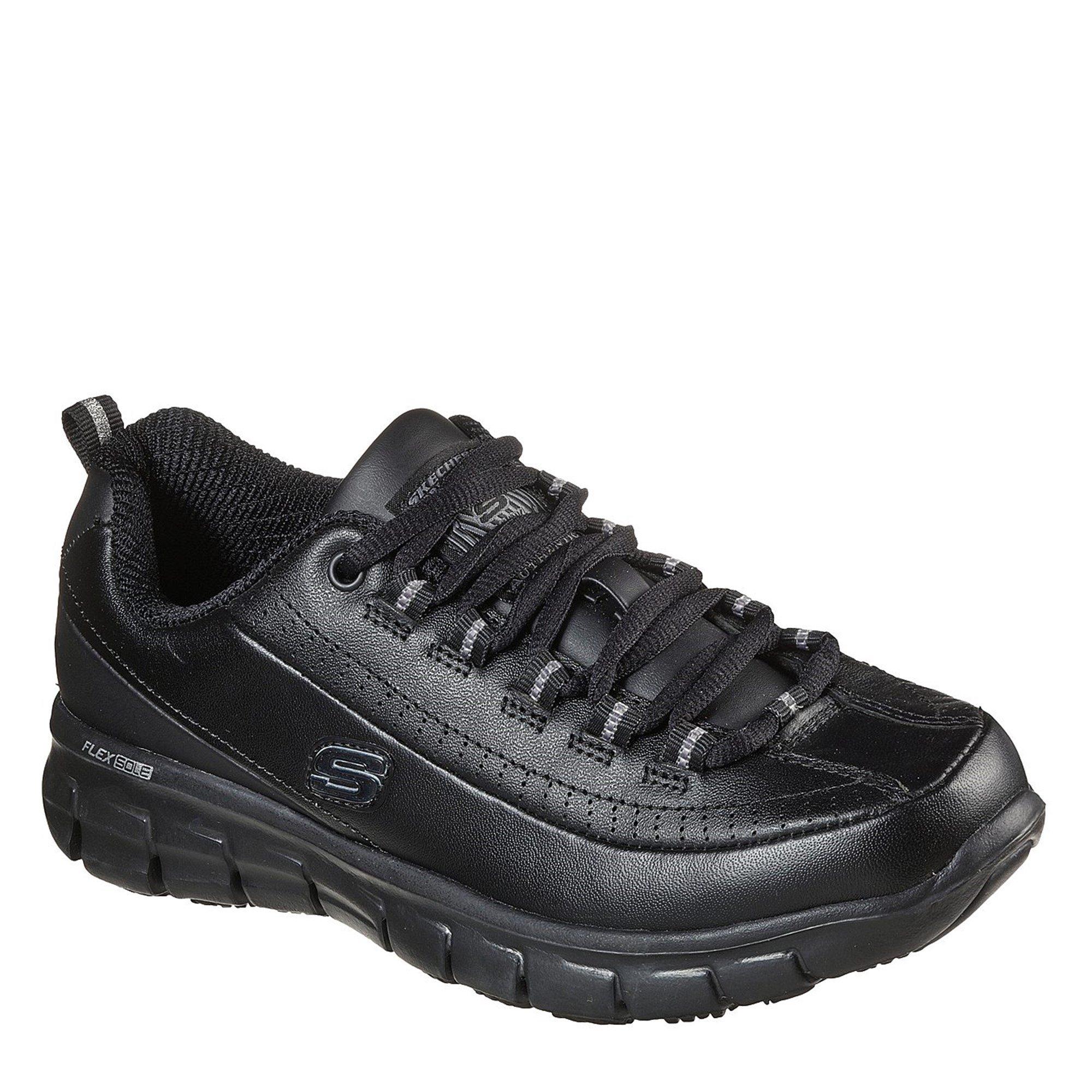 Negro - Skechers - Work Trick Trainers Ladies - 3