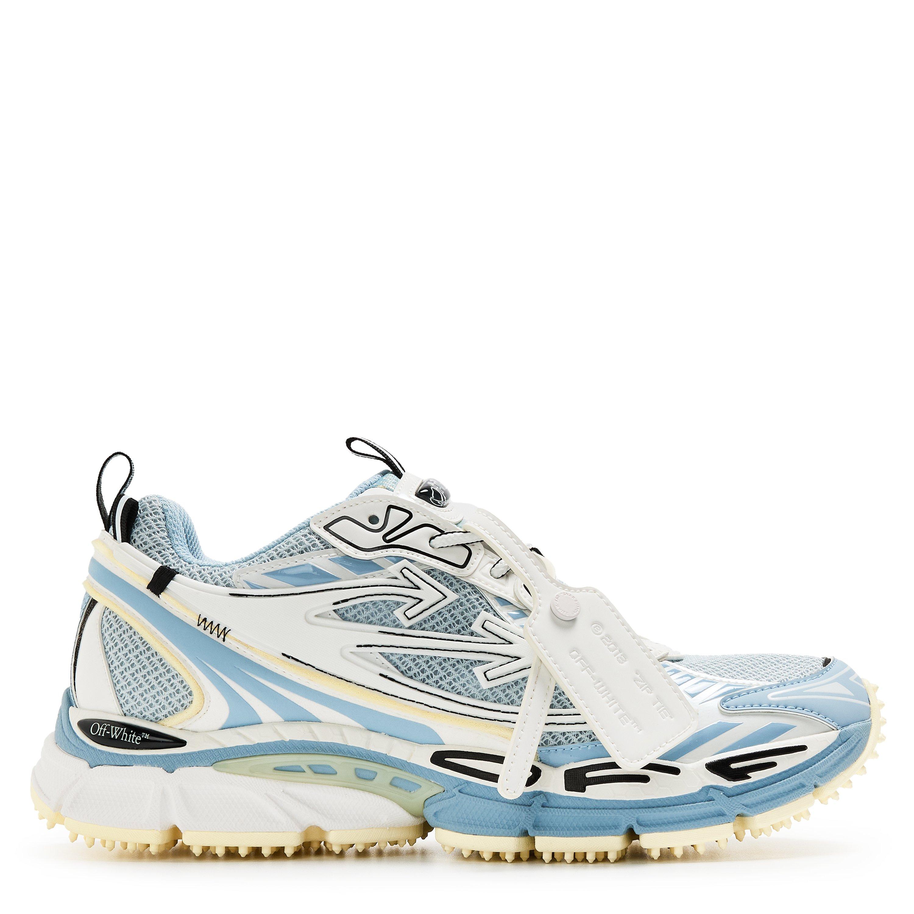Off Women's Be Right Back Retro-Inspired Comfort Sneakers - White /Blue - 5 (38)