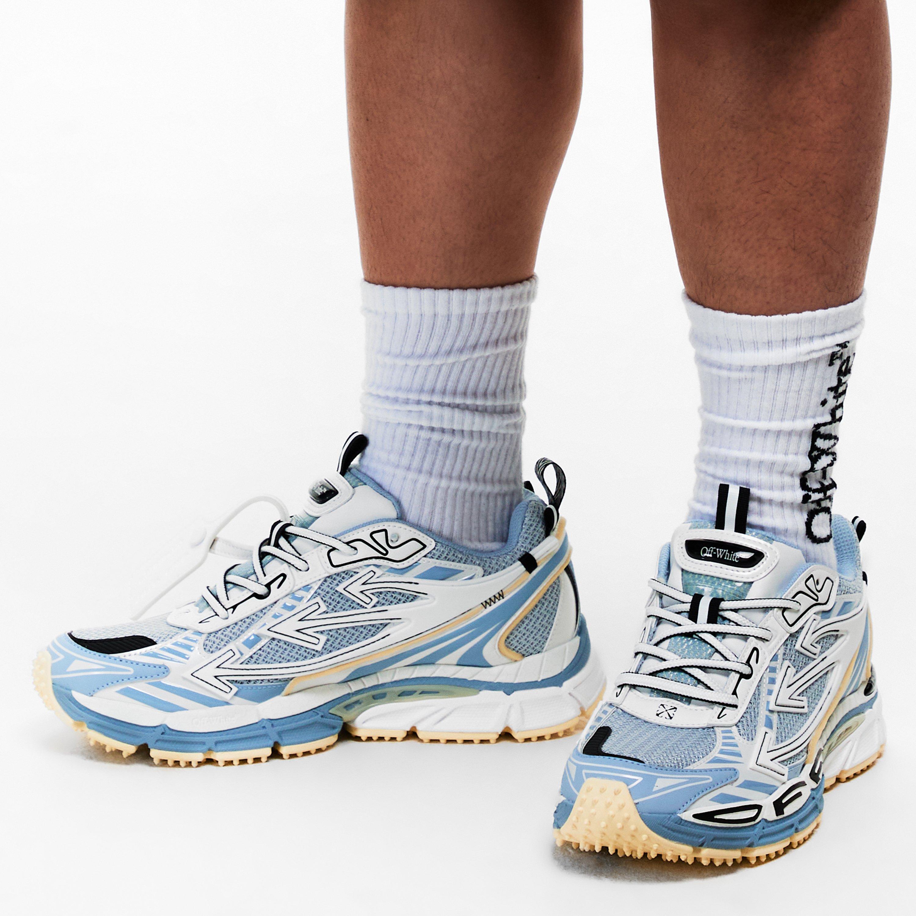 White /Blue - Off White - Women's Be Right Back Retro-inspired Comfort Sneakers - 3