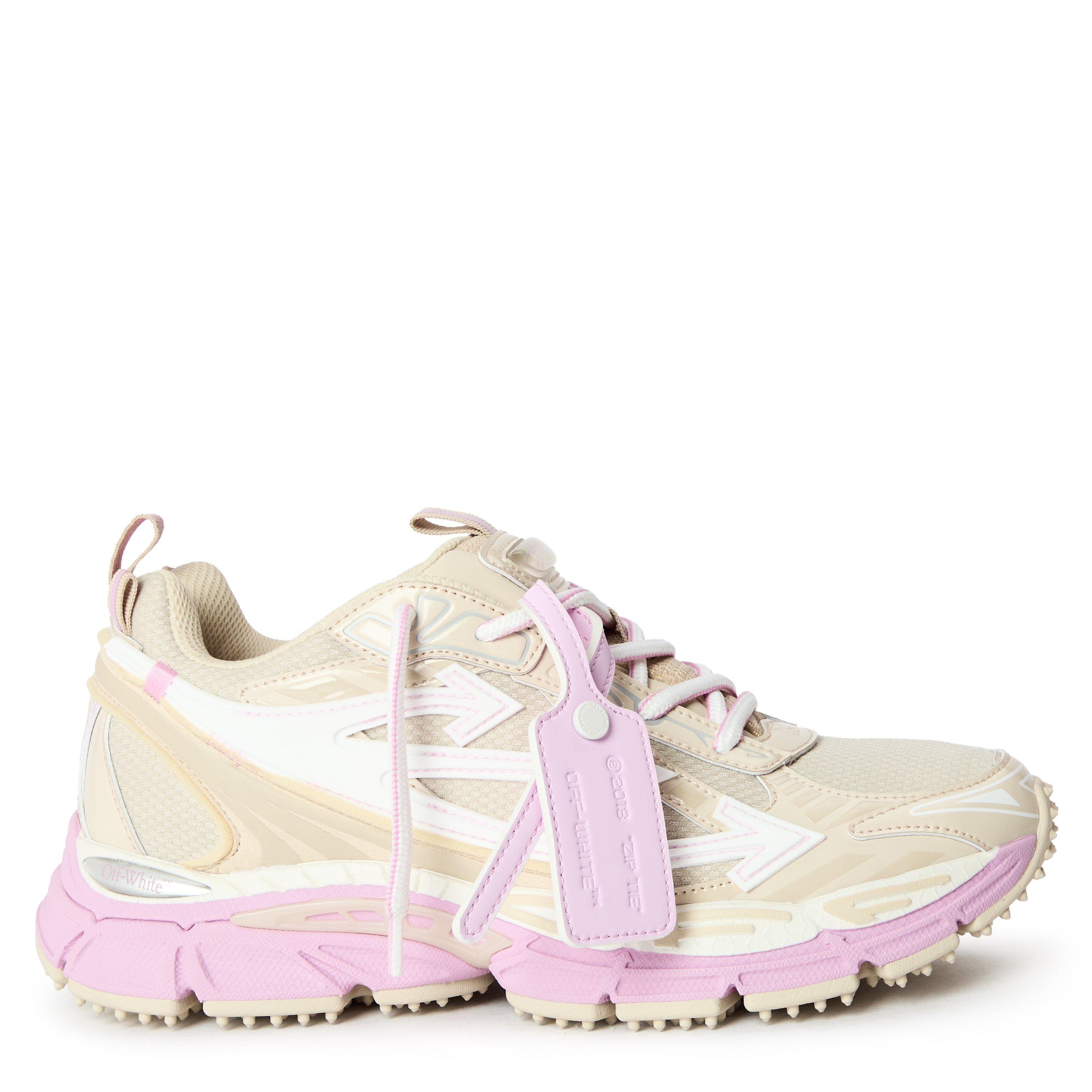 Off White Women's Be Right Back Retro-Inspired Comfort Sneakers - Beige/Lilac - 4 (37)