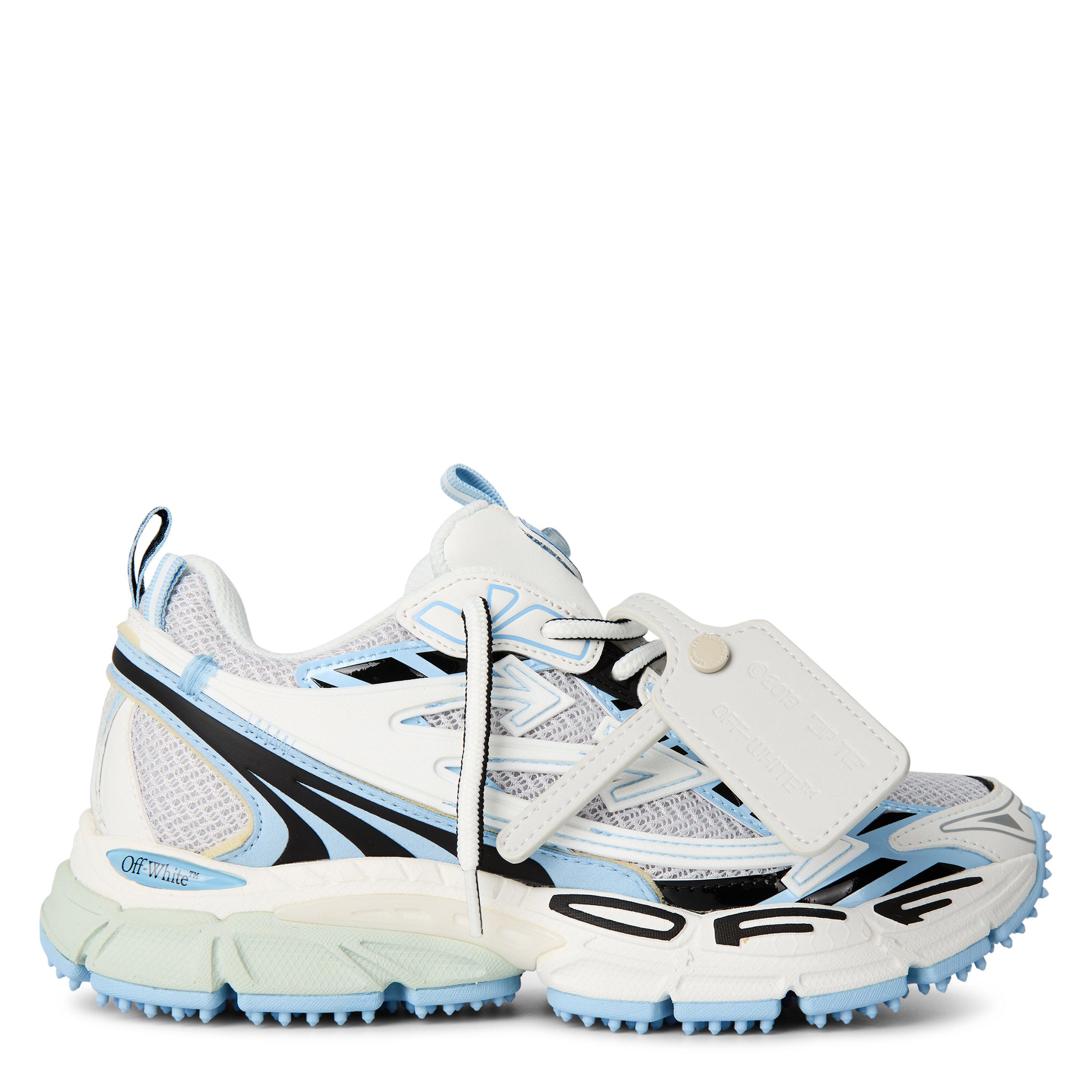 Off White Women's Be Right Back Retro-inspired Comfort Sneakers - White/Blue - Size 4 (37)