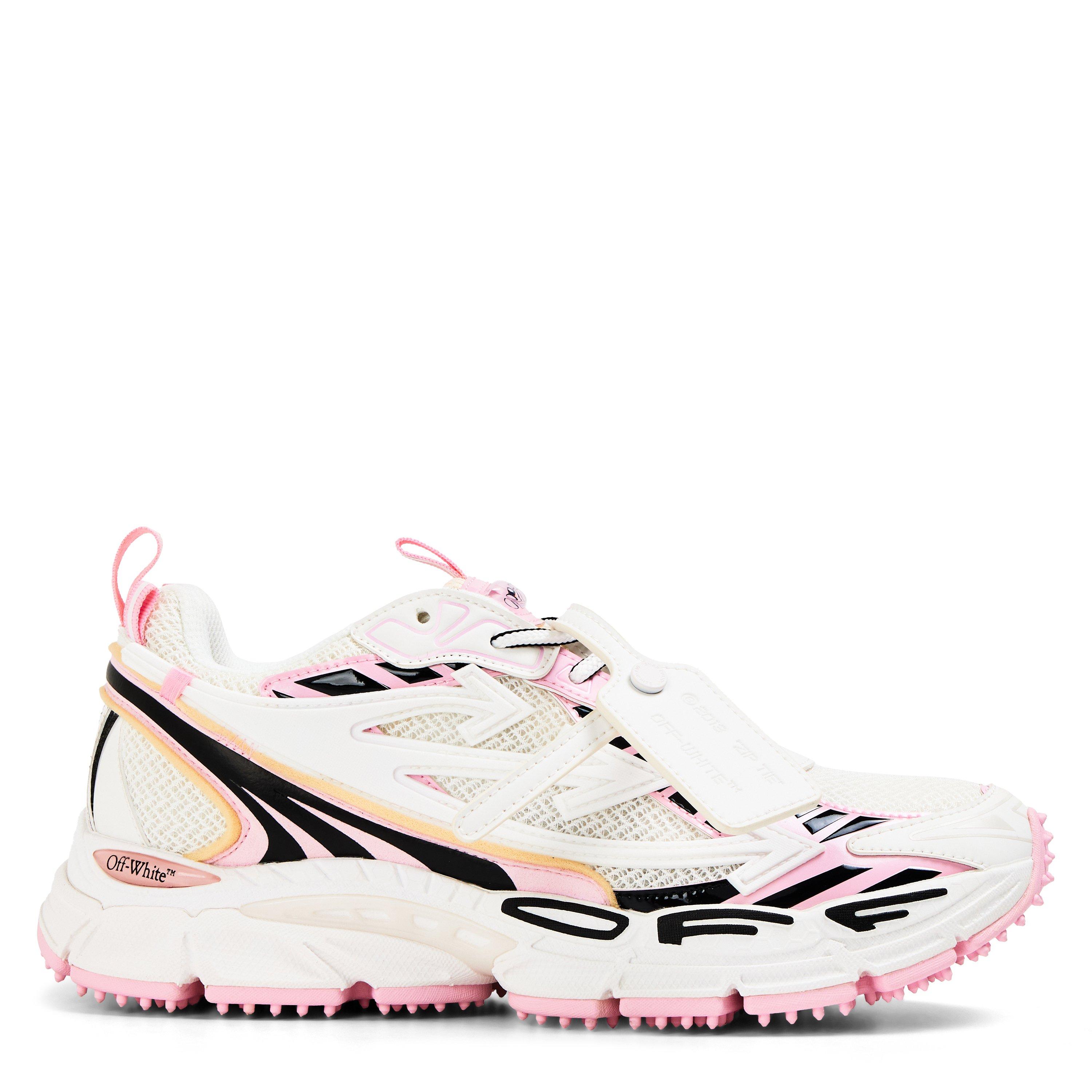 Off White Women's Be Right Back Retro-inspired Comfort Sneakers - White/Soft Pink - Size 5 (38)