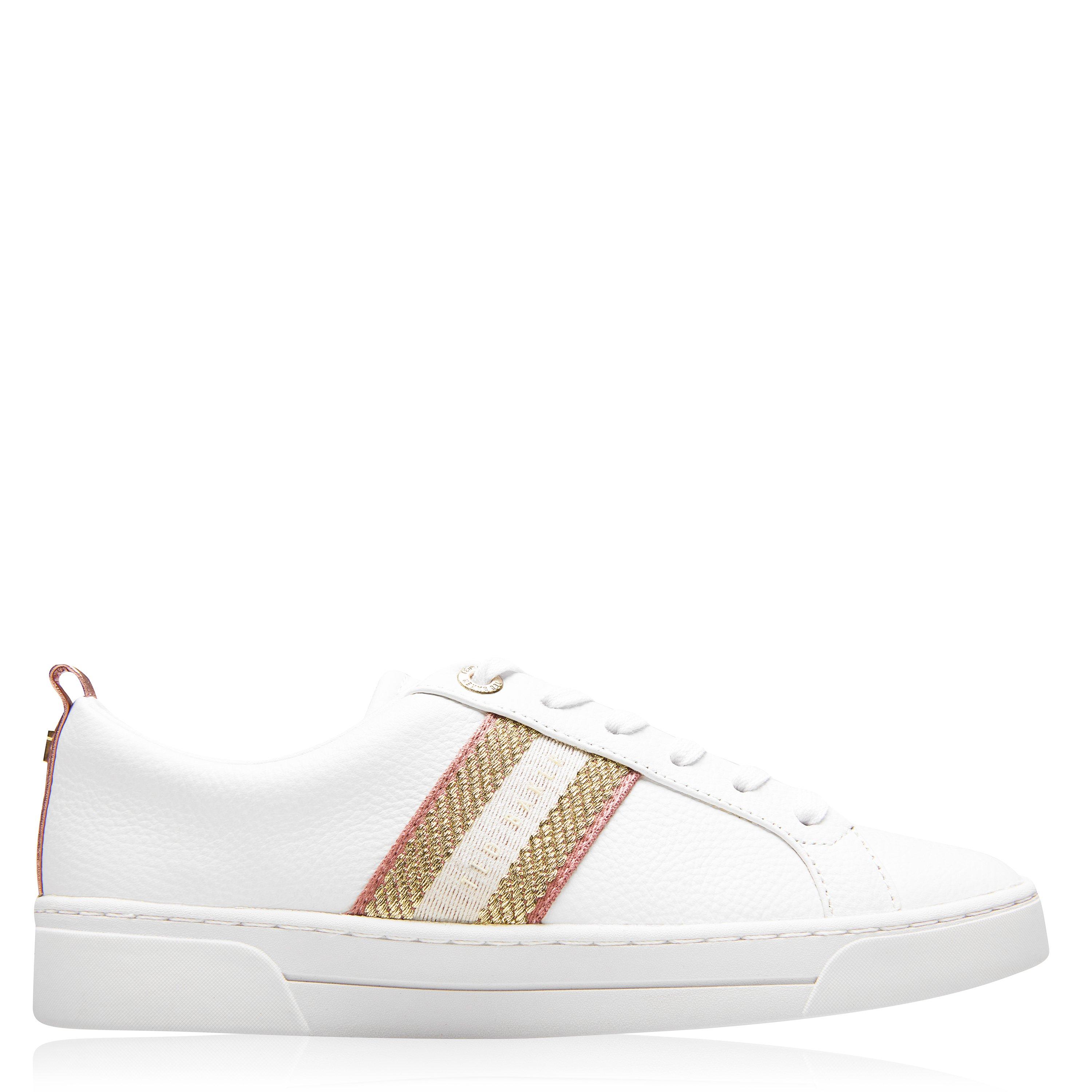 Shops ted baker white womens trainers