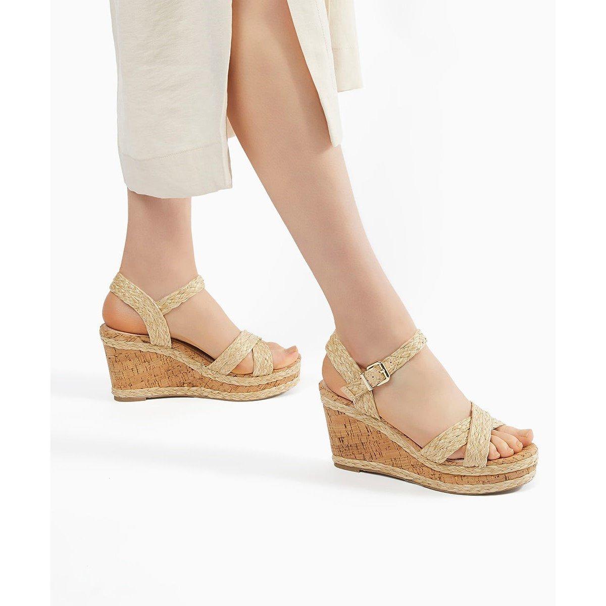 Beige 420 - Dune London - Kelisa Wedge Heels - 5