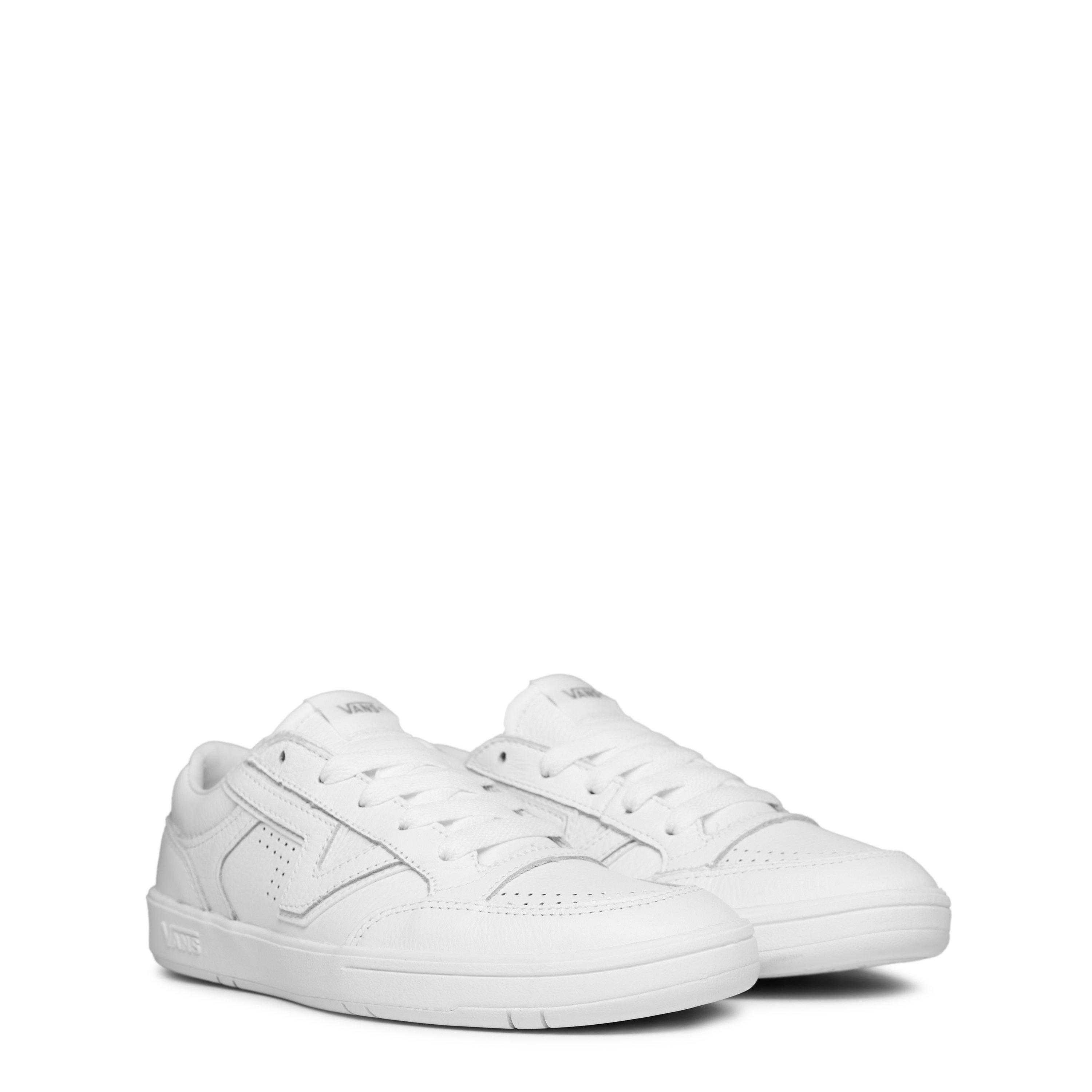 Blanco puro - Vans - Leather Lowland Comfycush Trainers - 3