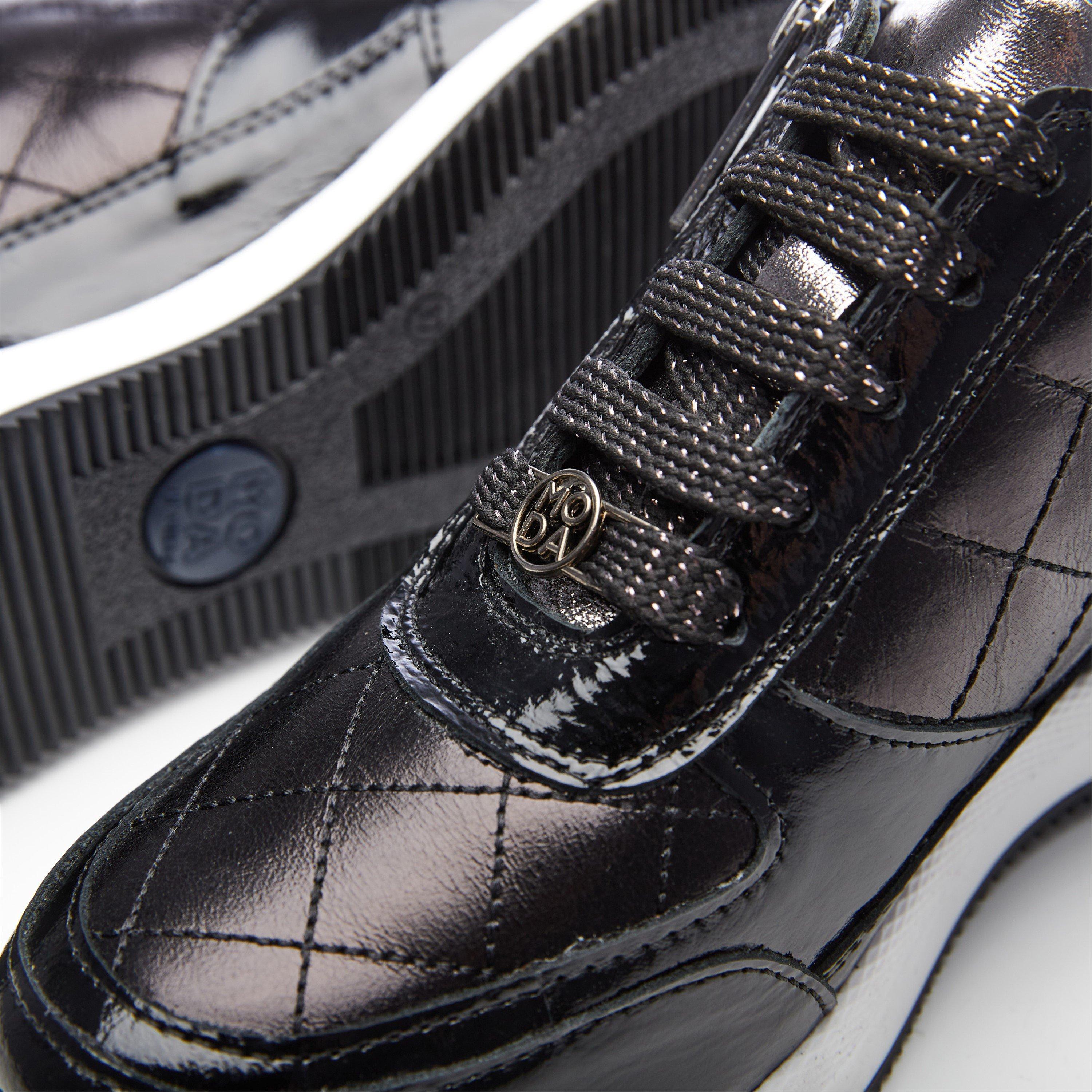 Black - Moda in Pelle - Berke Trainers - 6